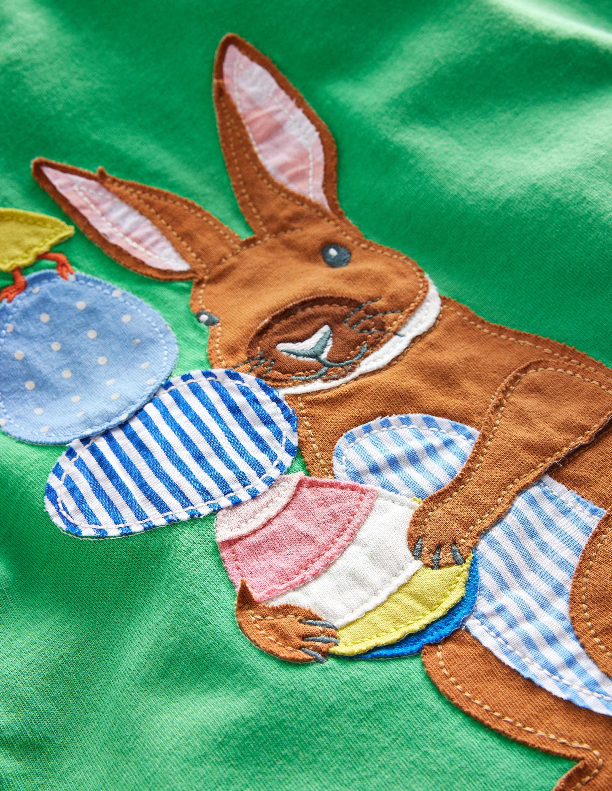 T-shirt à appliqué Pâques-Pâques vert aloé vera-3