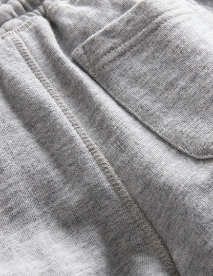 Slub Cargo Joggers-Grey Marl-3
