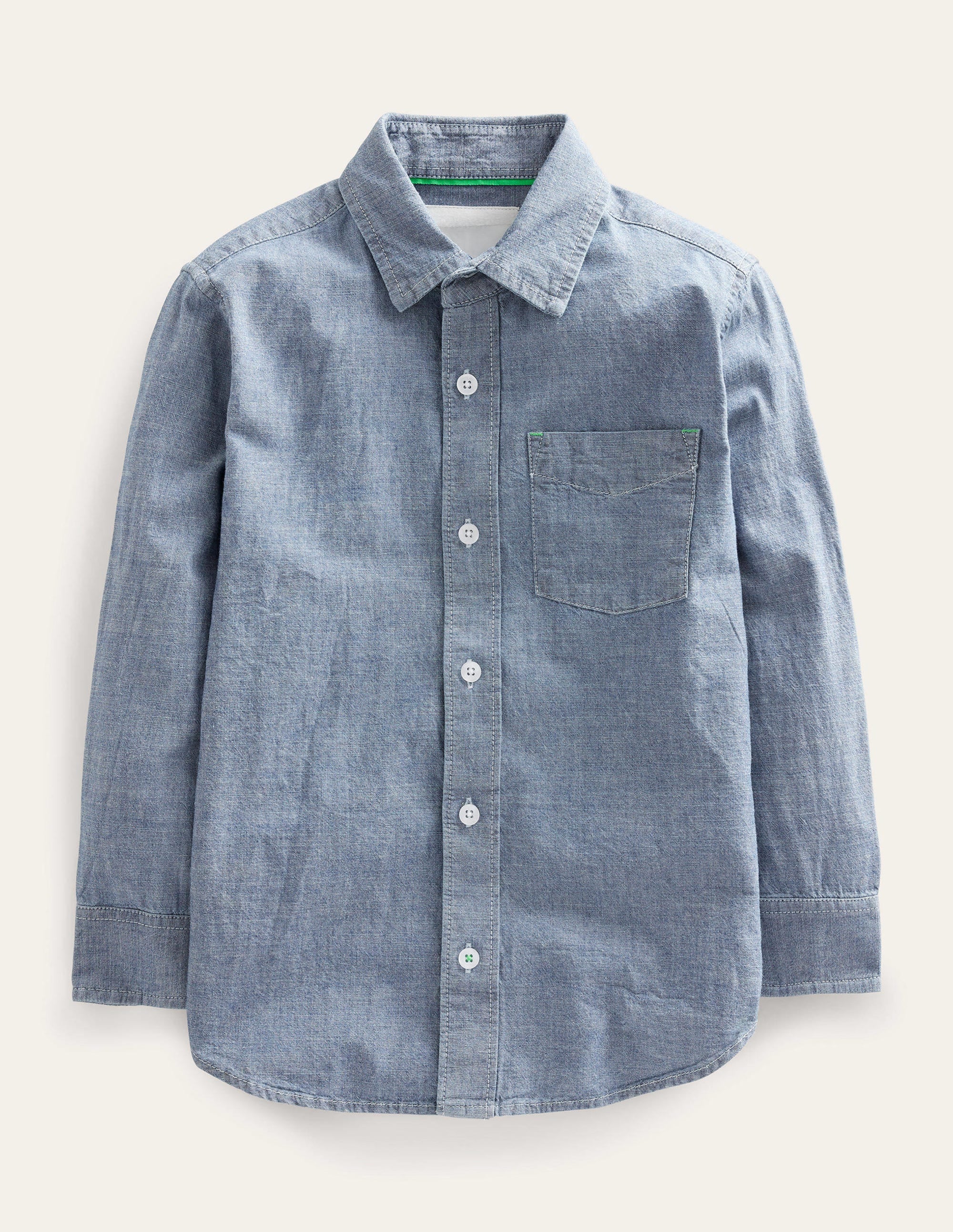 Chambray Shirt-Light Chambray - Image 1