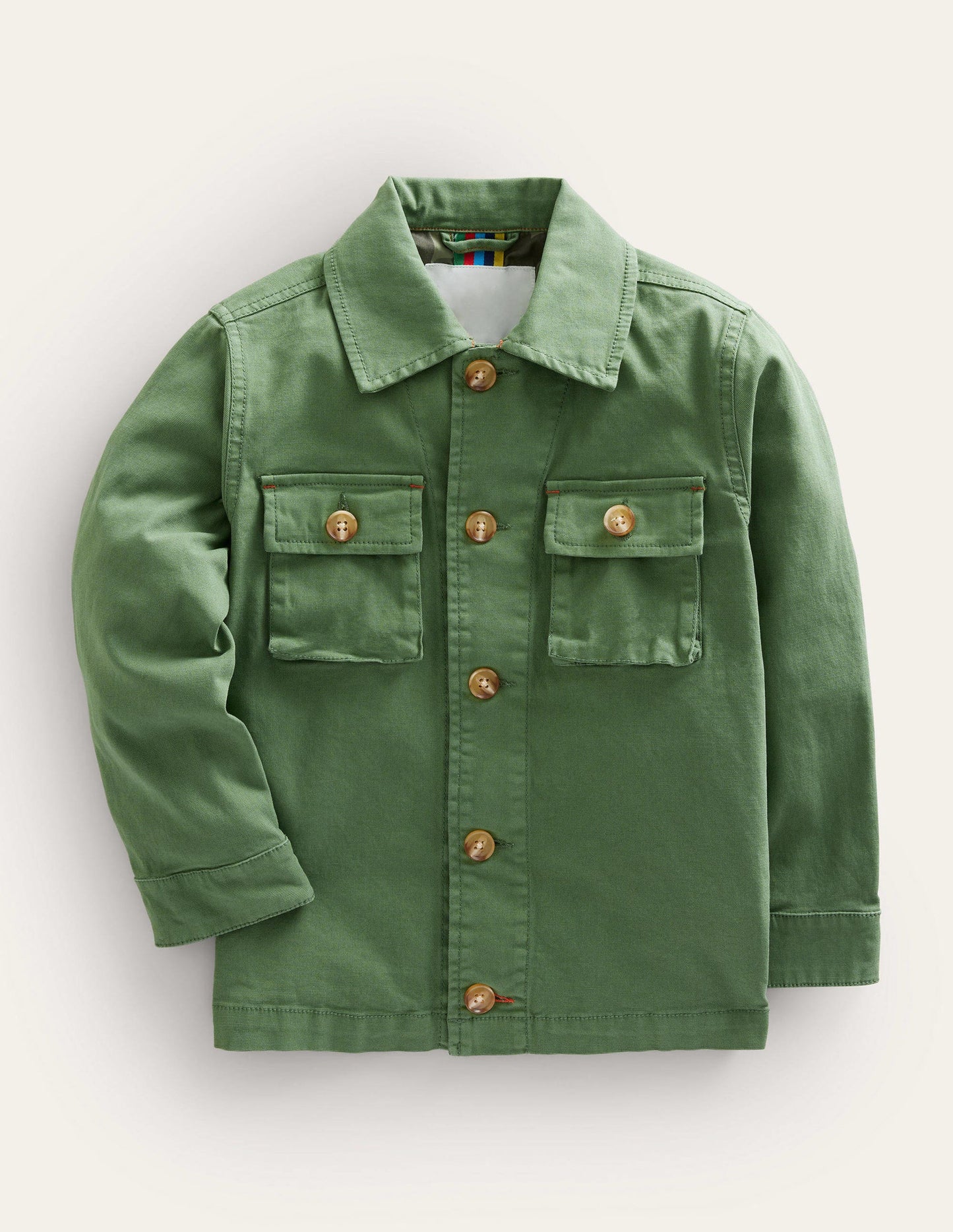 Utility-Jacke-Safarigrün