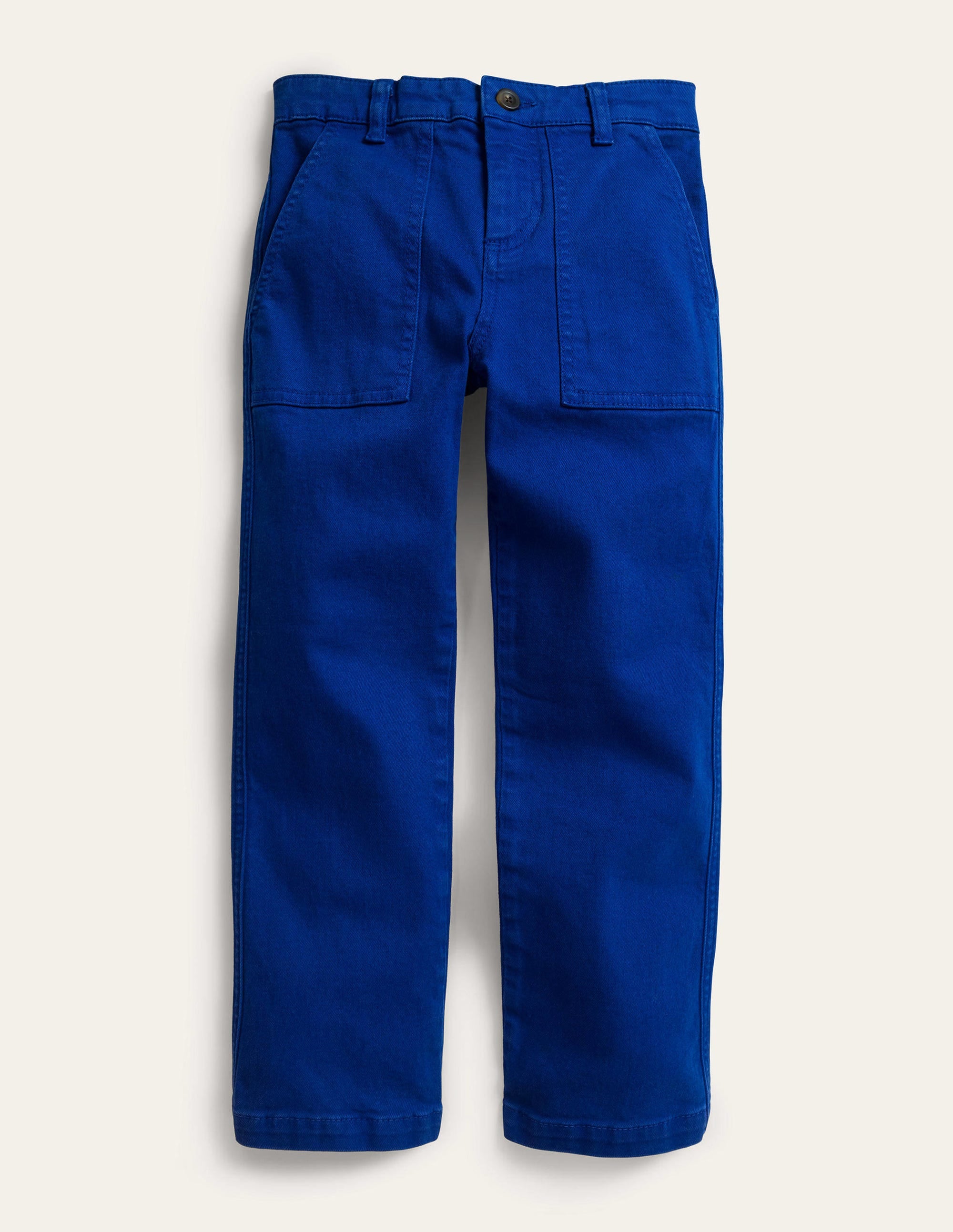 Pantalon décontracté à poches-Bleu azurant - Image 1