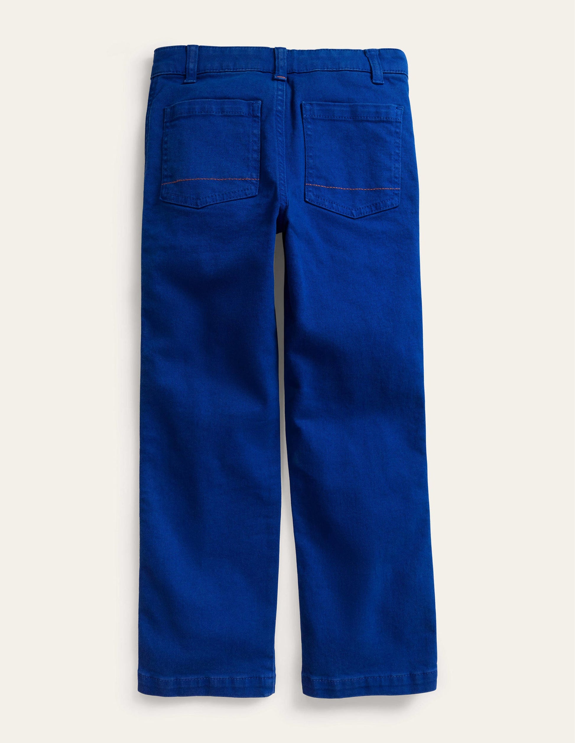 Pantalon décontracté à poches-Bleu azurant-2