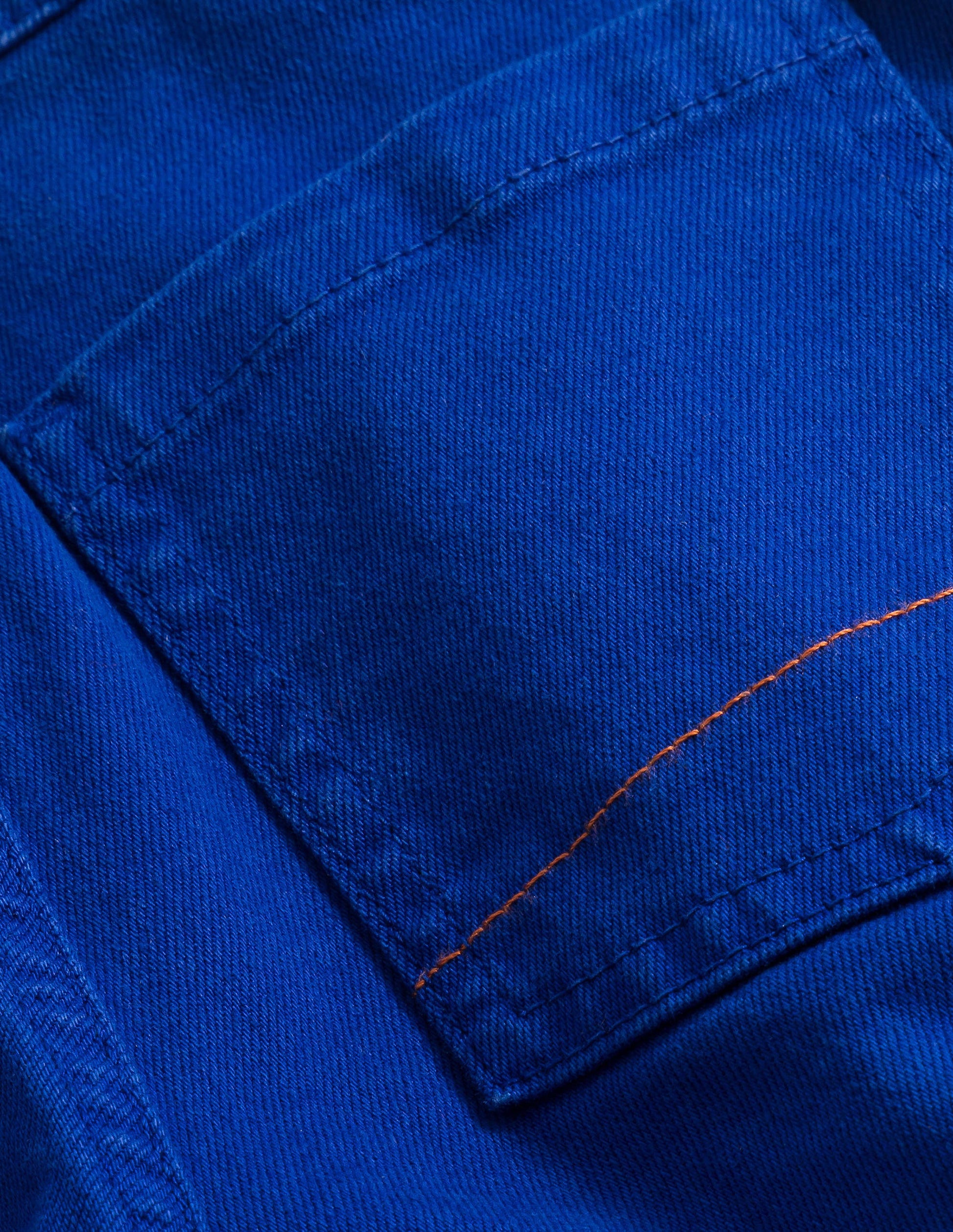 Pantalon décontracté à poches-Bleu azurant-3