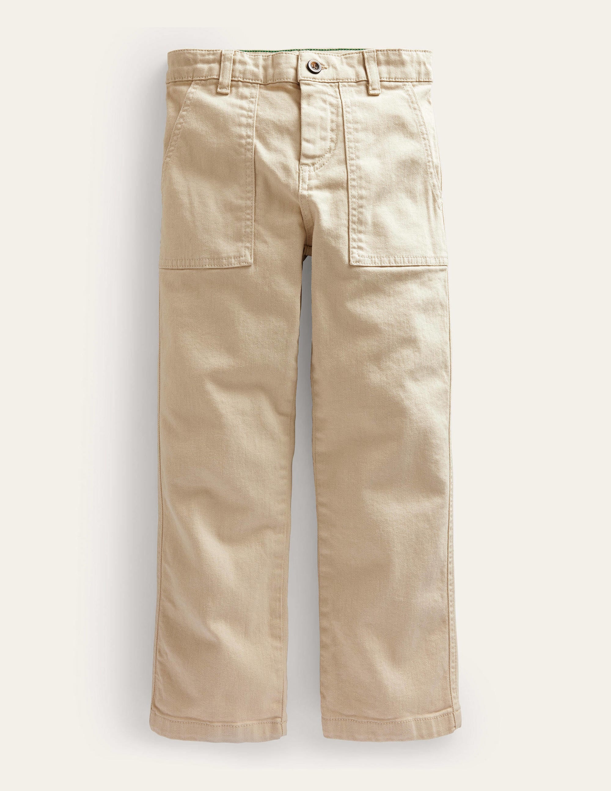 Pantalon décontracté à poches-Gris pierre - Image 1