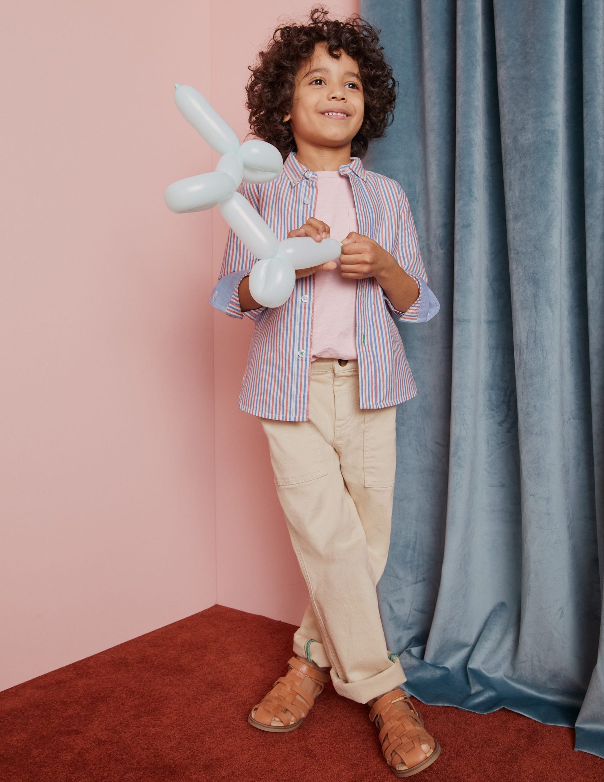 Pantalon décontracté à poches-Gris pierre-4