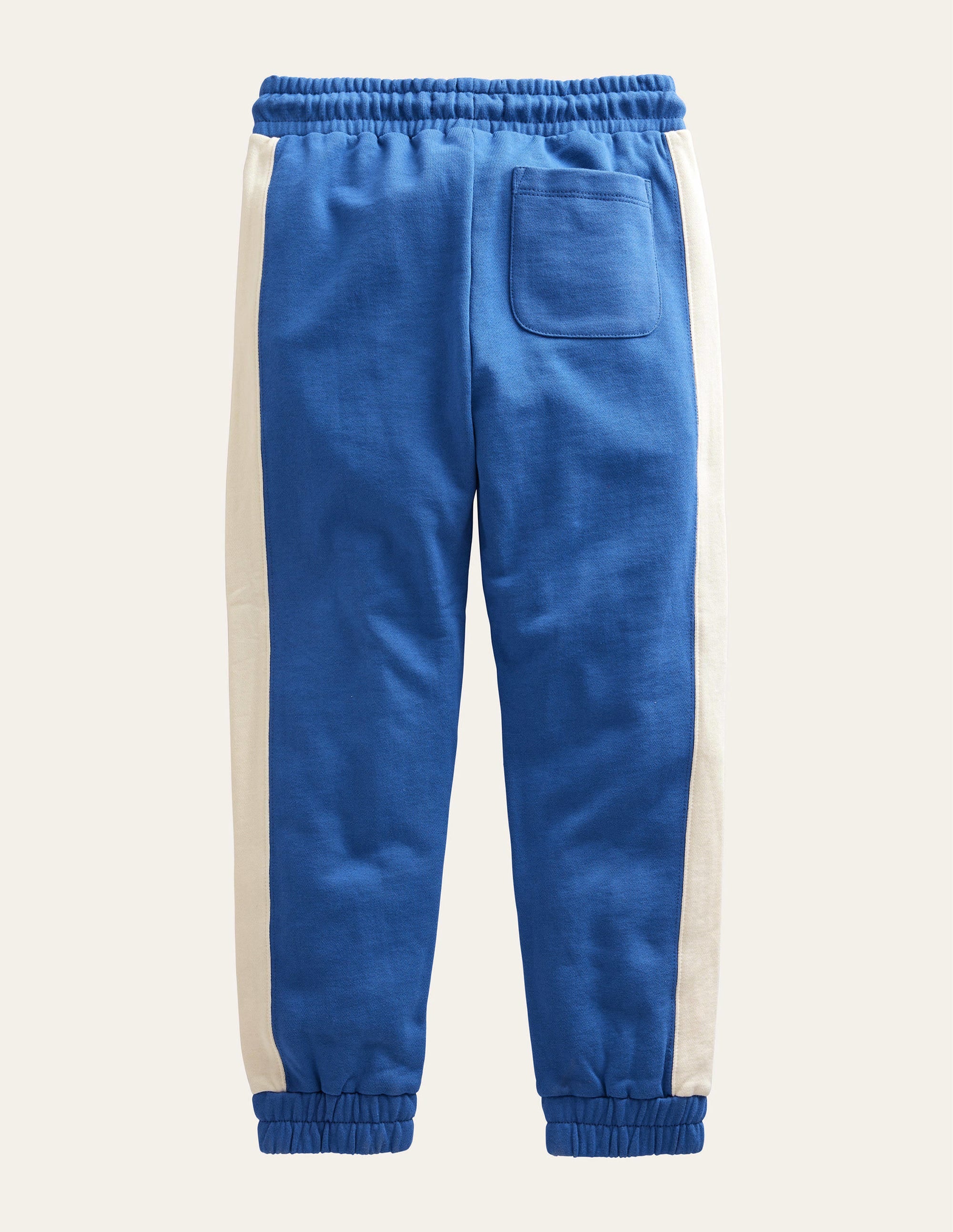 Bas de jogging texturé avec empiècement latéral-Bleu azurant - Image 2