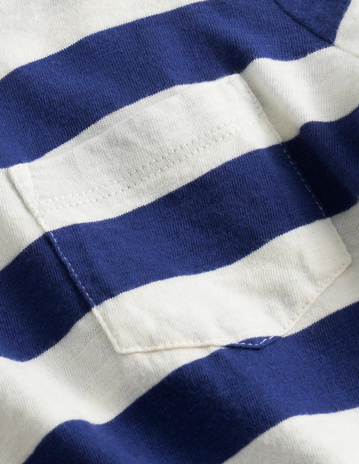 Langärmliges T-Shirt in gewaschener Optik-Segelblau/Vanille-3