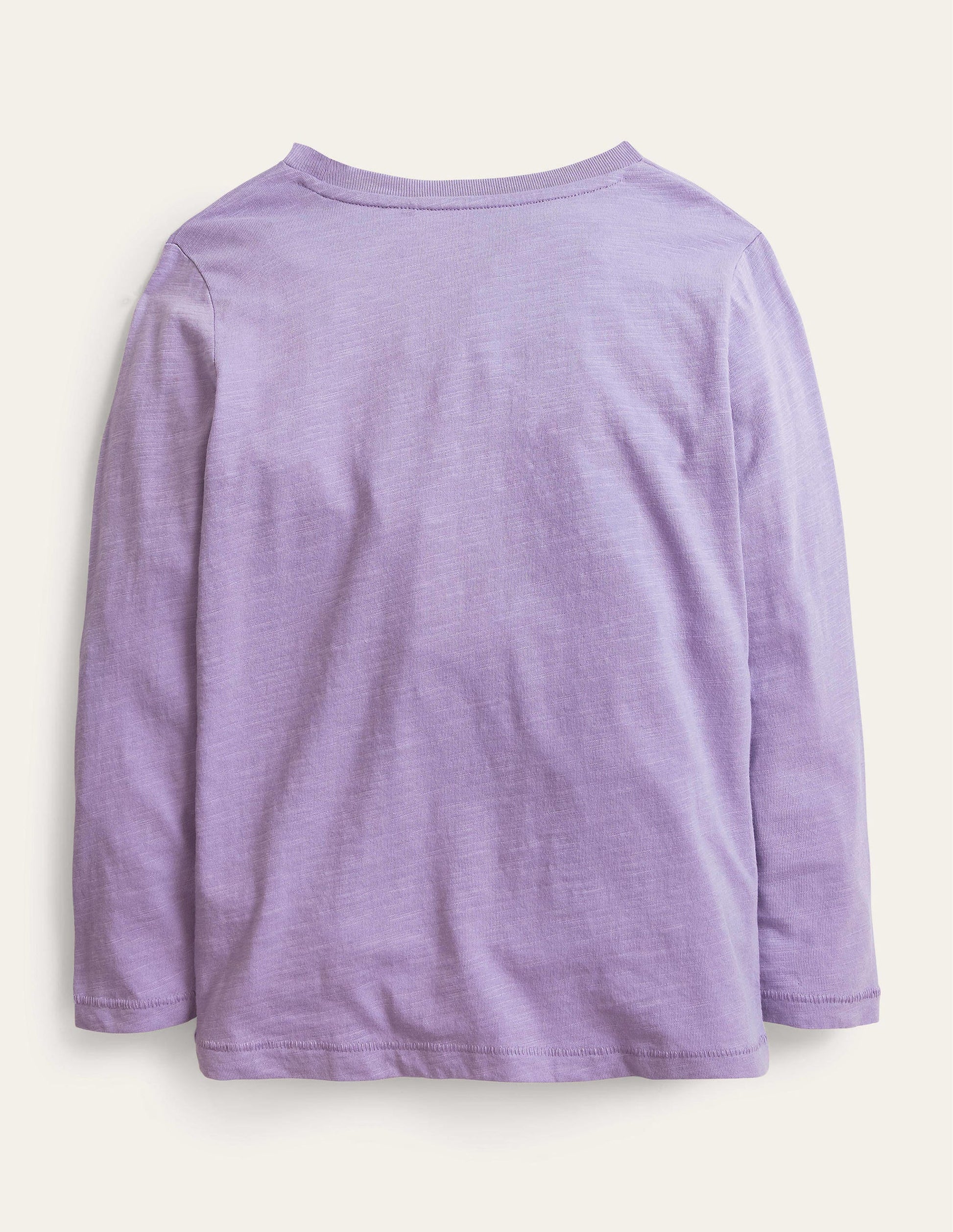 T-shirt délavé à manches longues-Violet lavande brumeux-2