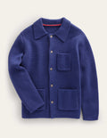 Strickjacke mit Knopfleiste-Schuluniform-Navy
