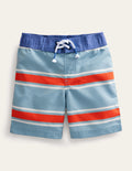 Short de surf-Tourmaline, rayé opale de feu
