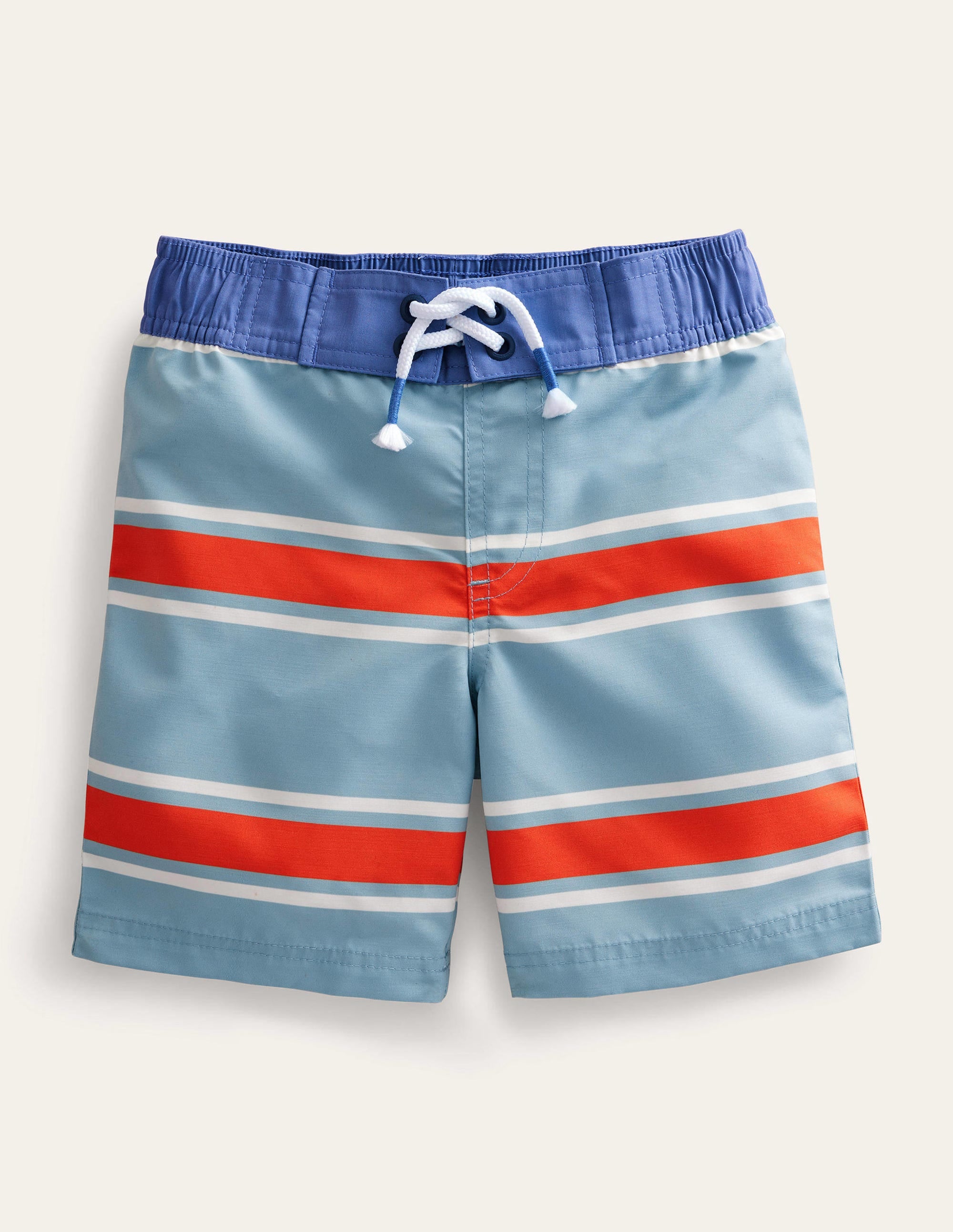 Short de surf-Tourmaline, rayé opale de feu - Image 1