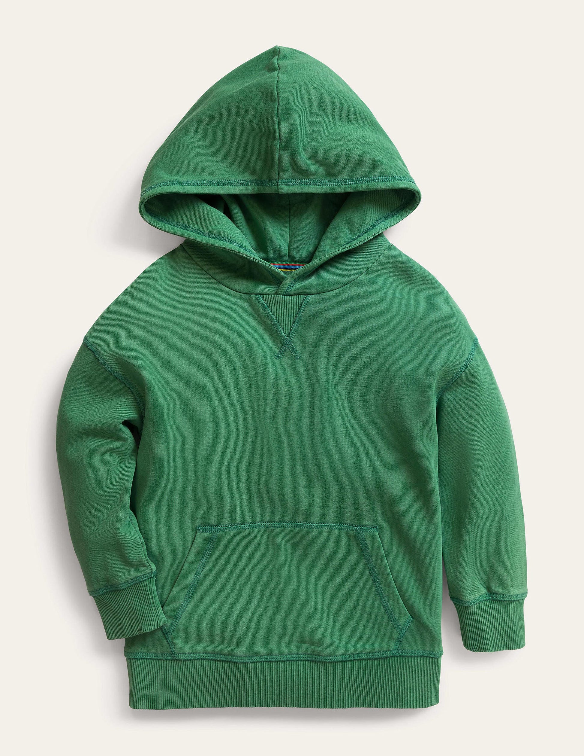 Garment Dye Hoodie-Deep Grass Green-1