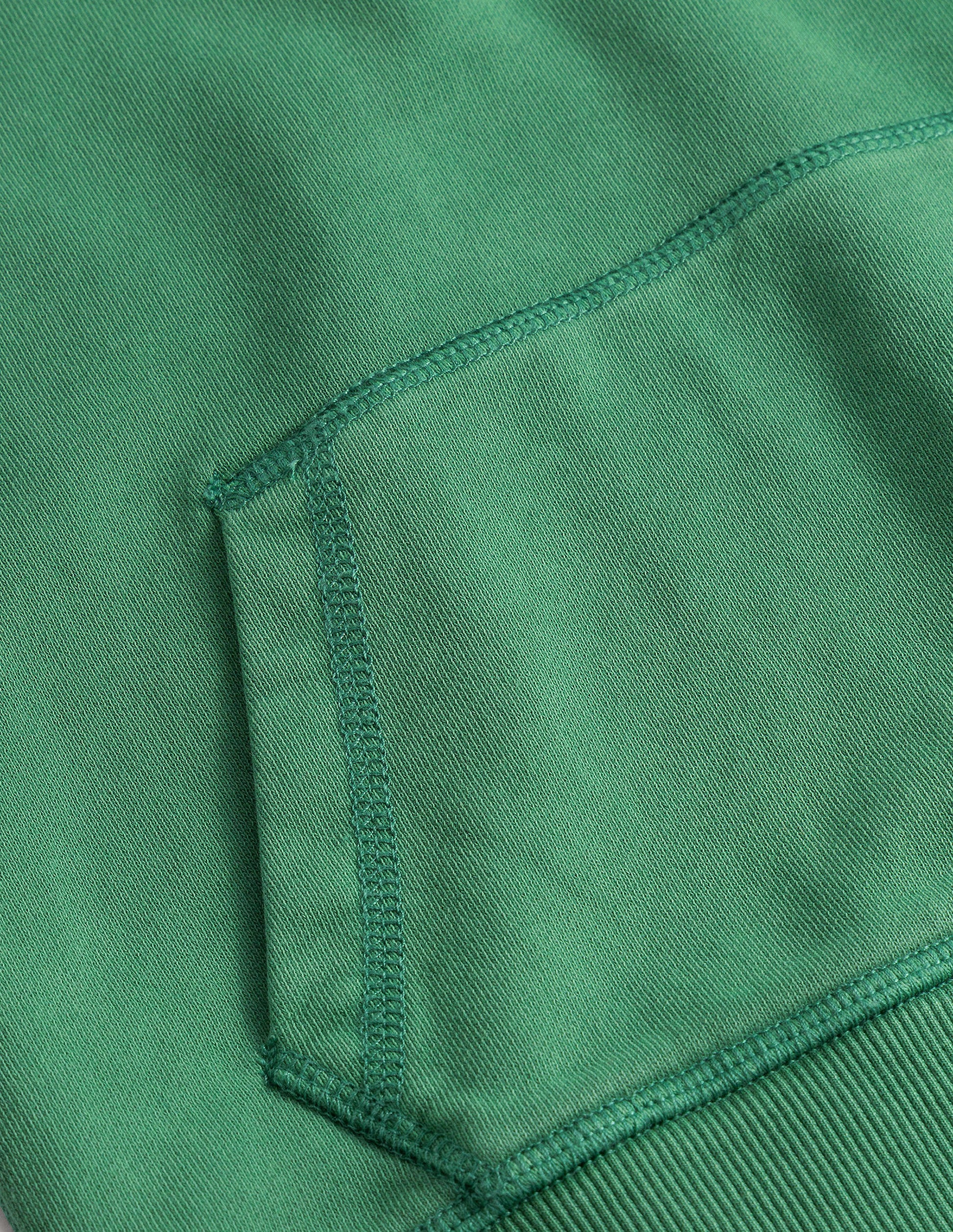 Garment Dye Hoodie-Deep Grass Green-3