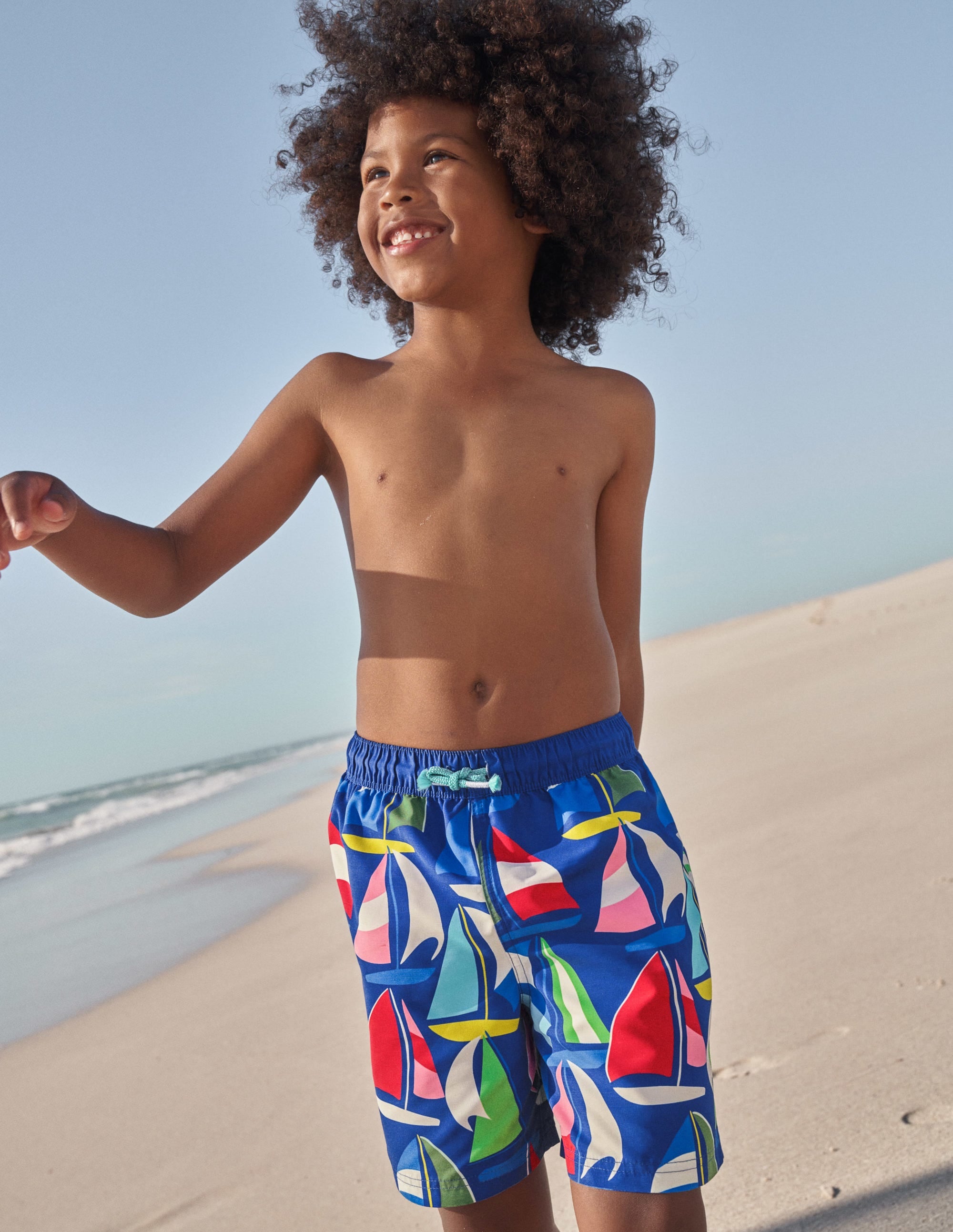 Badeshorts-Meerblau, Bananen - Image 4