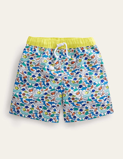Swim Shorts-Multi Sealife-1