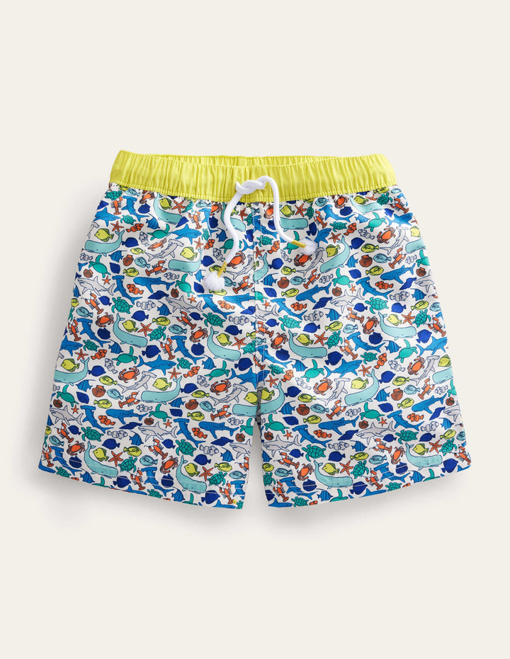 Swim Shorts-Multi Sealife