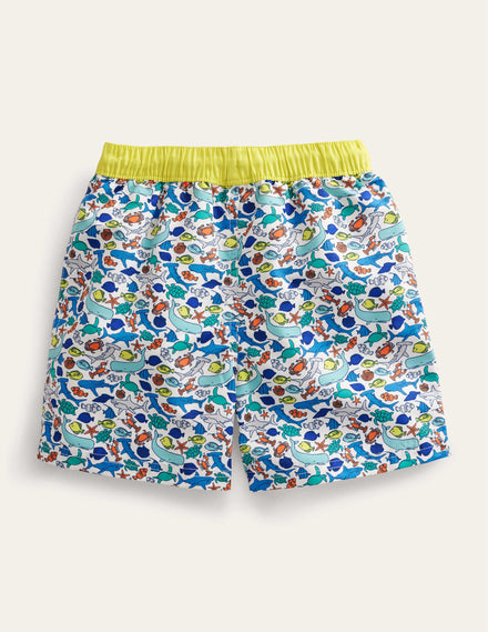 Badeshorts-Bunt, Meerestiere