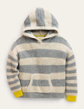 Sweat à capuche ultra-doux-Rayé gris chiné