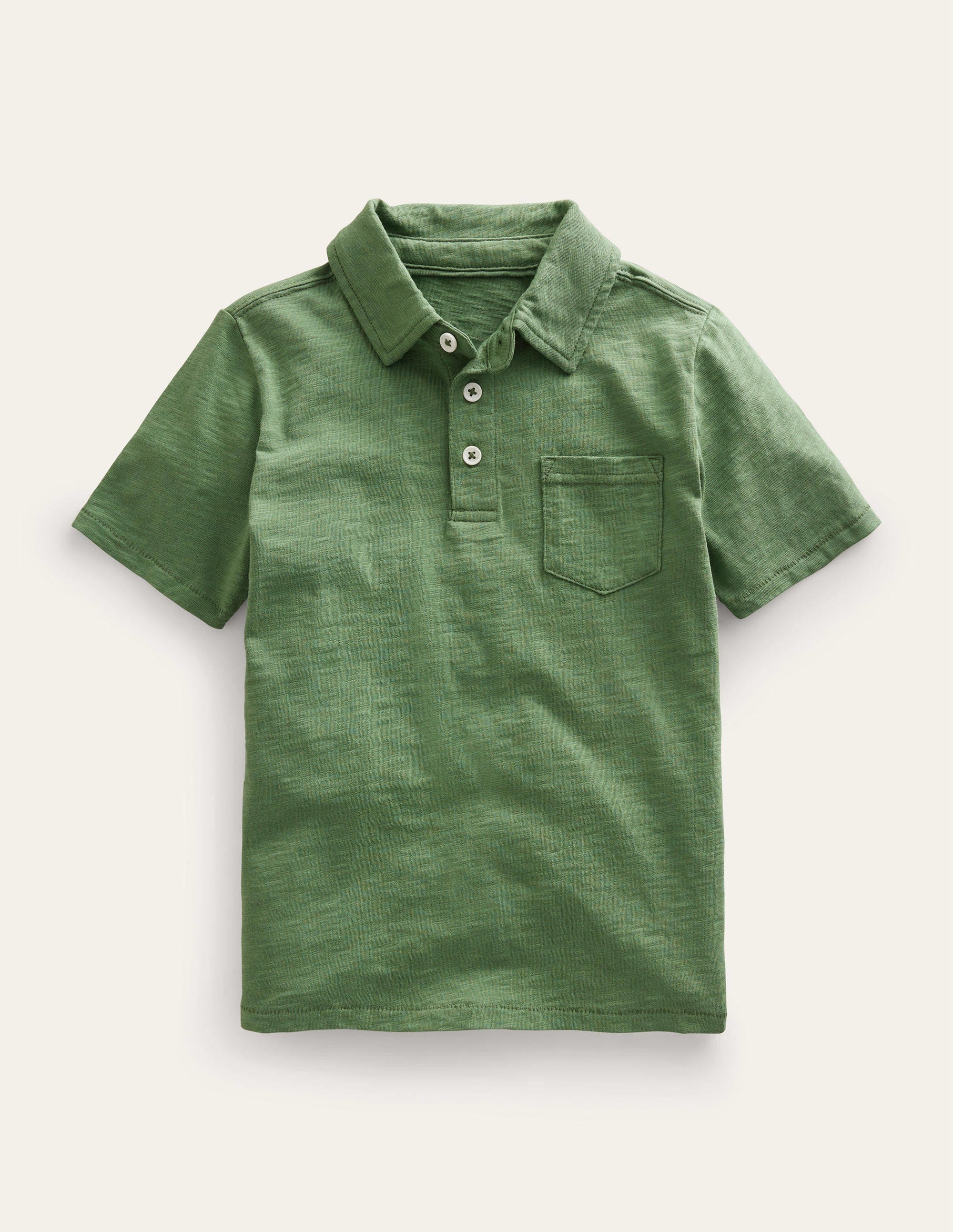 Polo flammé-Vert safari - Image 1