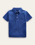 Polo flammé-Bleu tribord