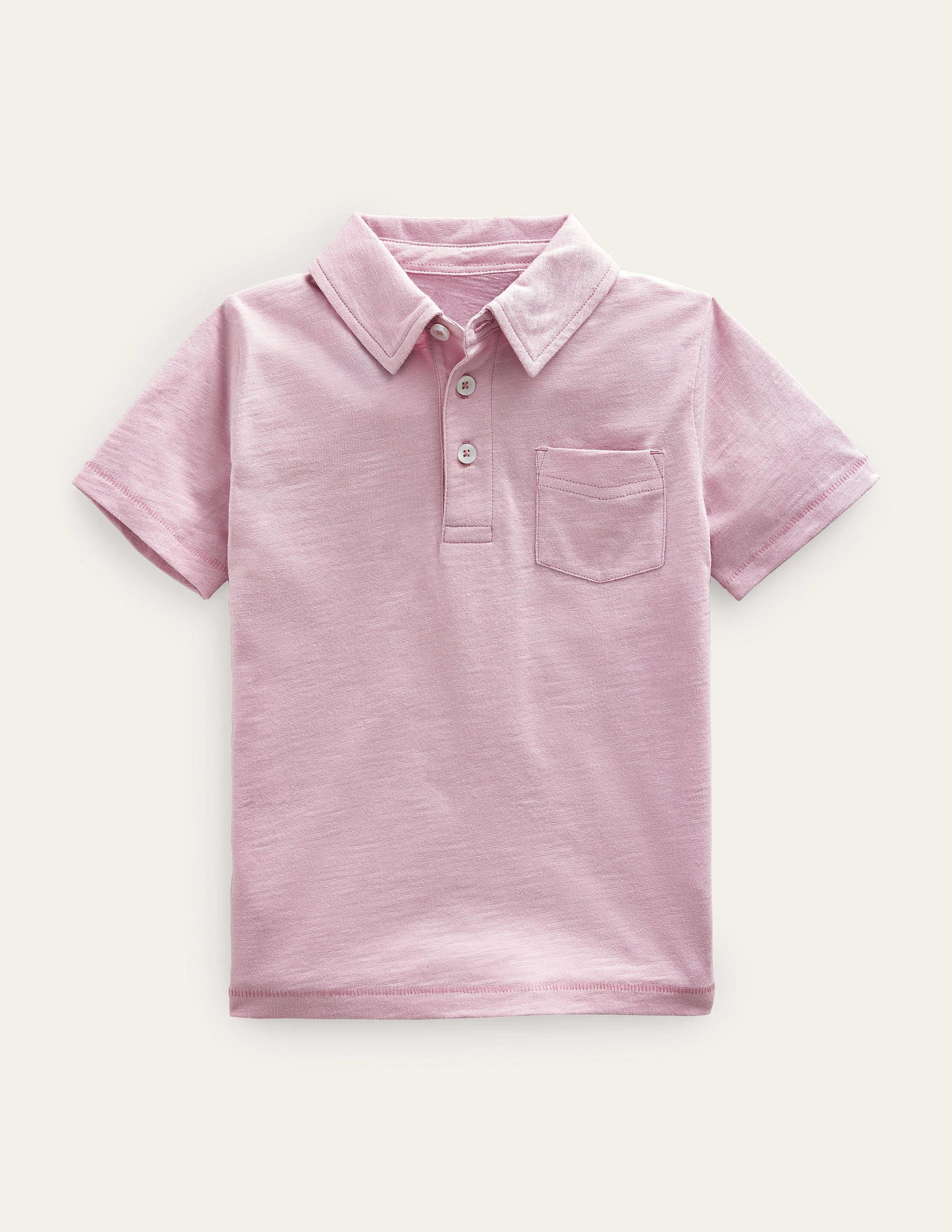 Flammgarn-Polohemd-Rosa - Image 1