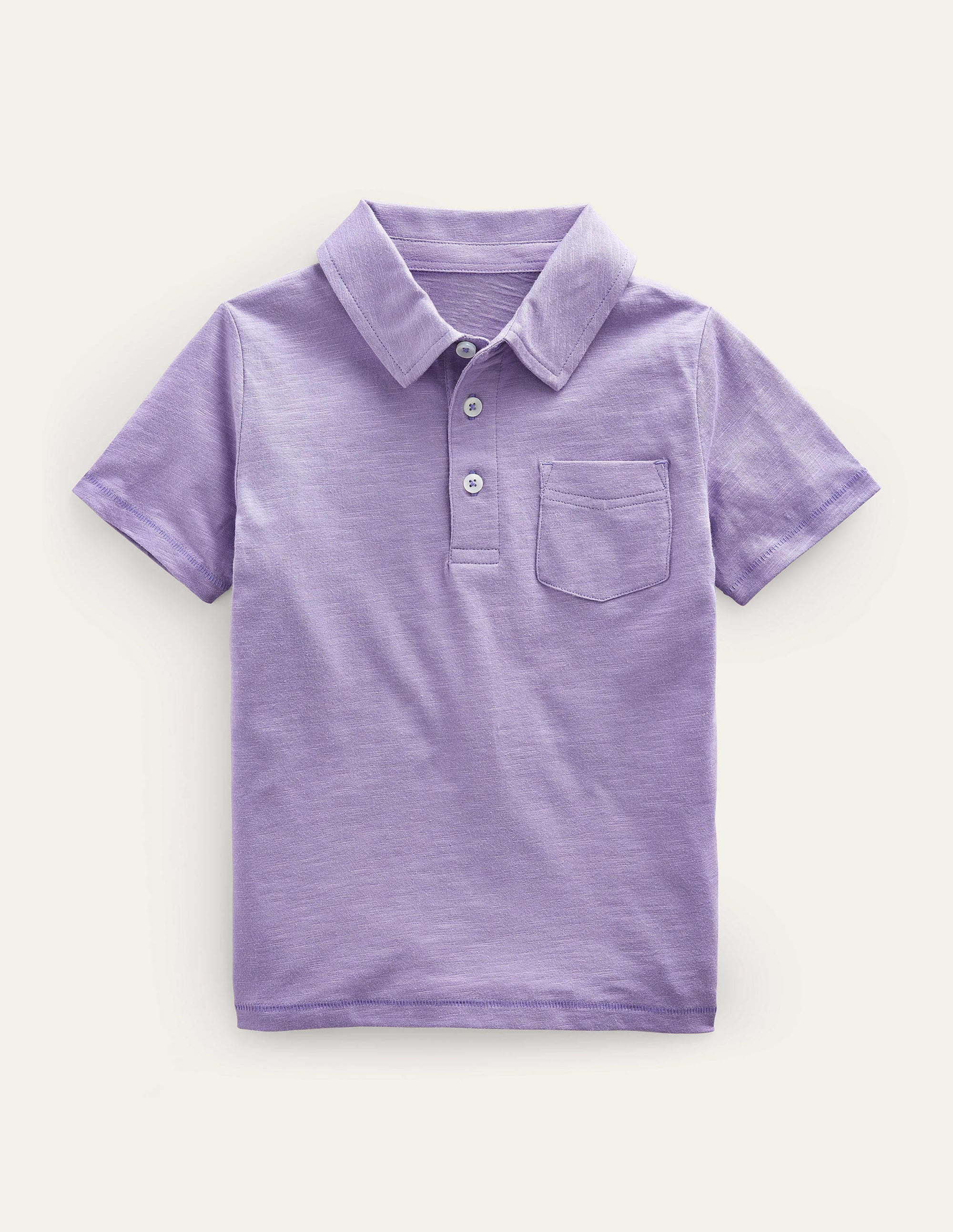 Polo flammé-Lavande brumeuse - Image 1