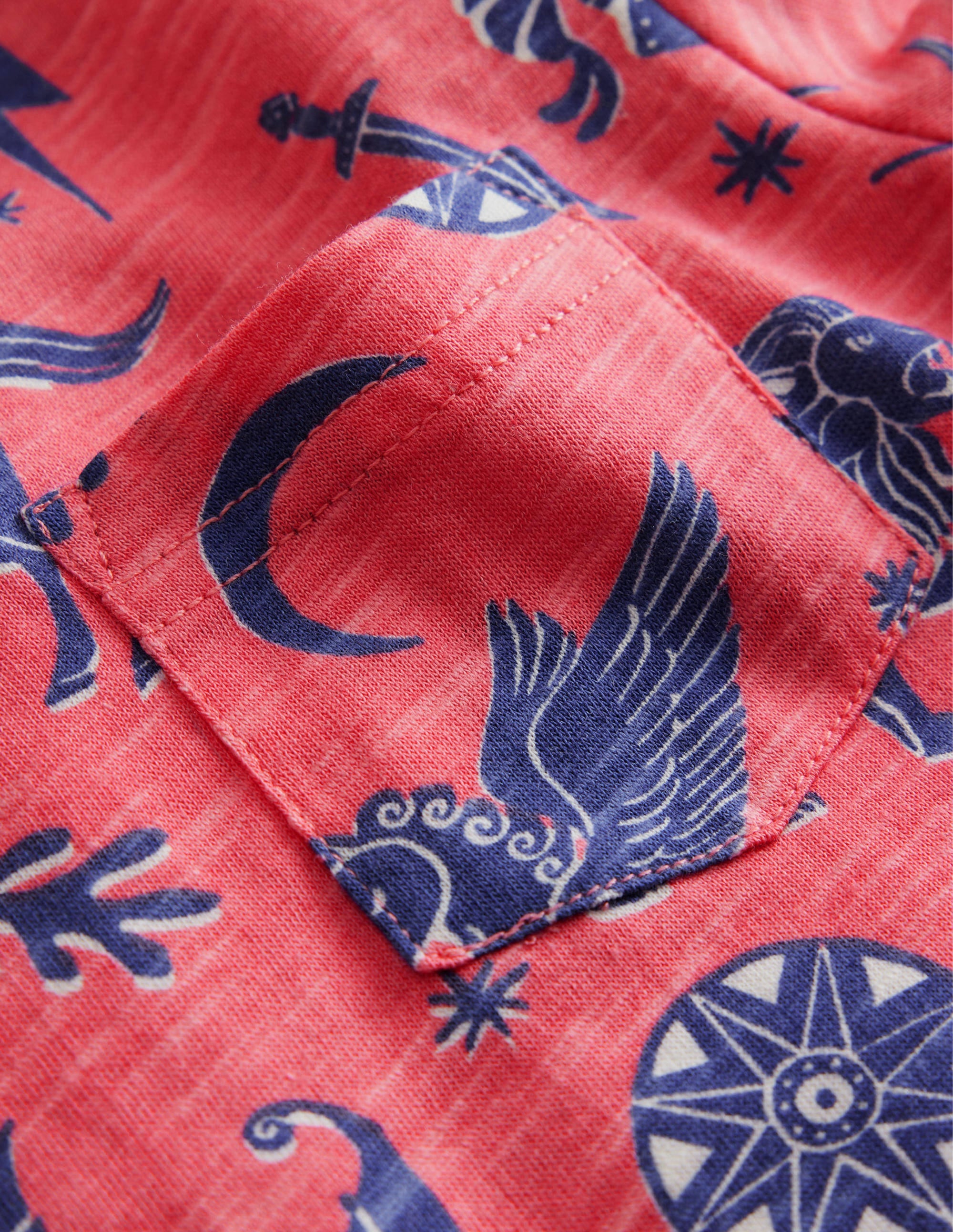 T-shirt à imprimé intégral-Rose français - Image 3