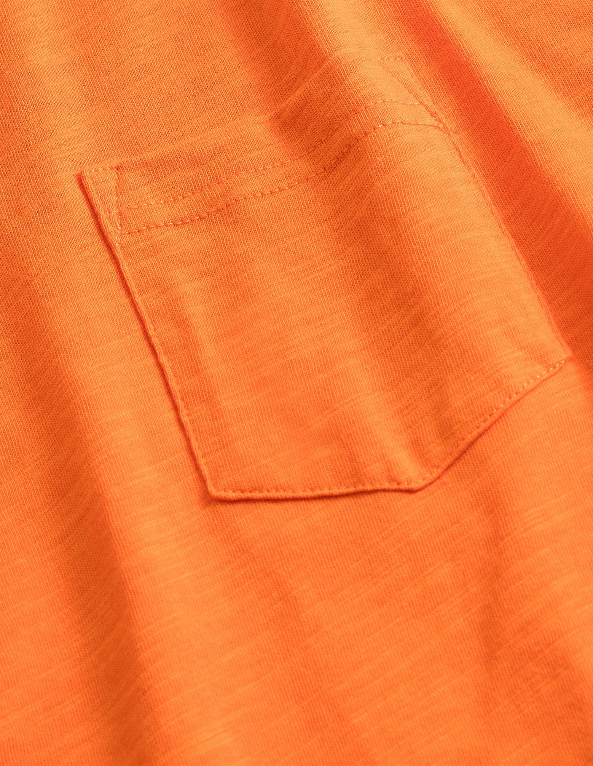 T-shirt manches longues à double épaisseur-Orange opale de feu - Image 3
