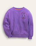 Sweat à logo-Violet aster