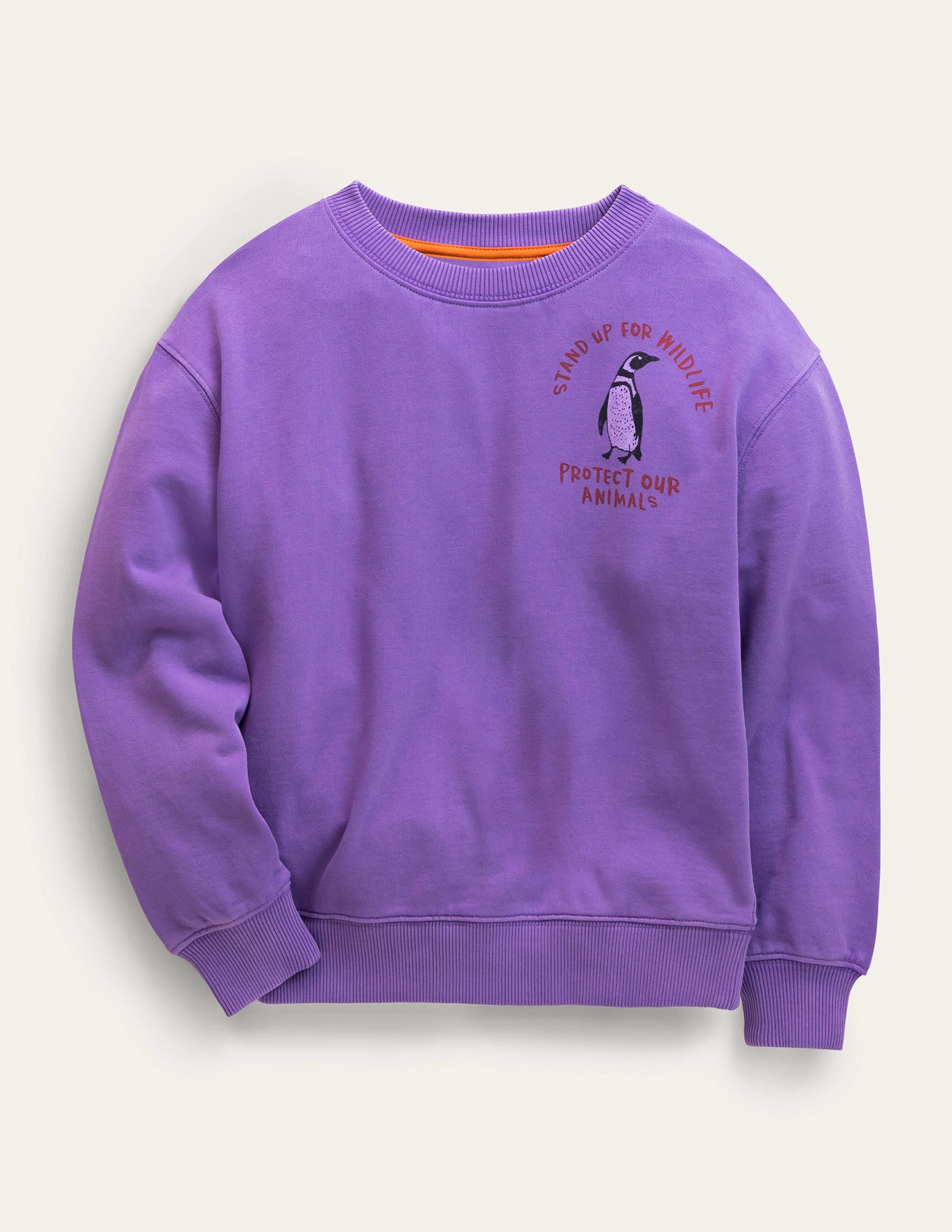Sweat à logo-Violet aster - Image 1