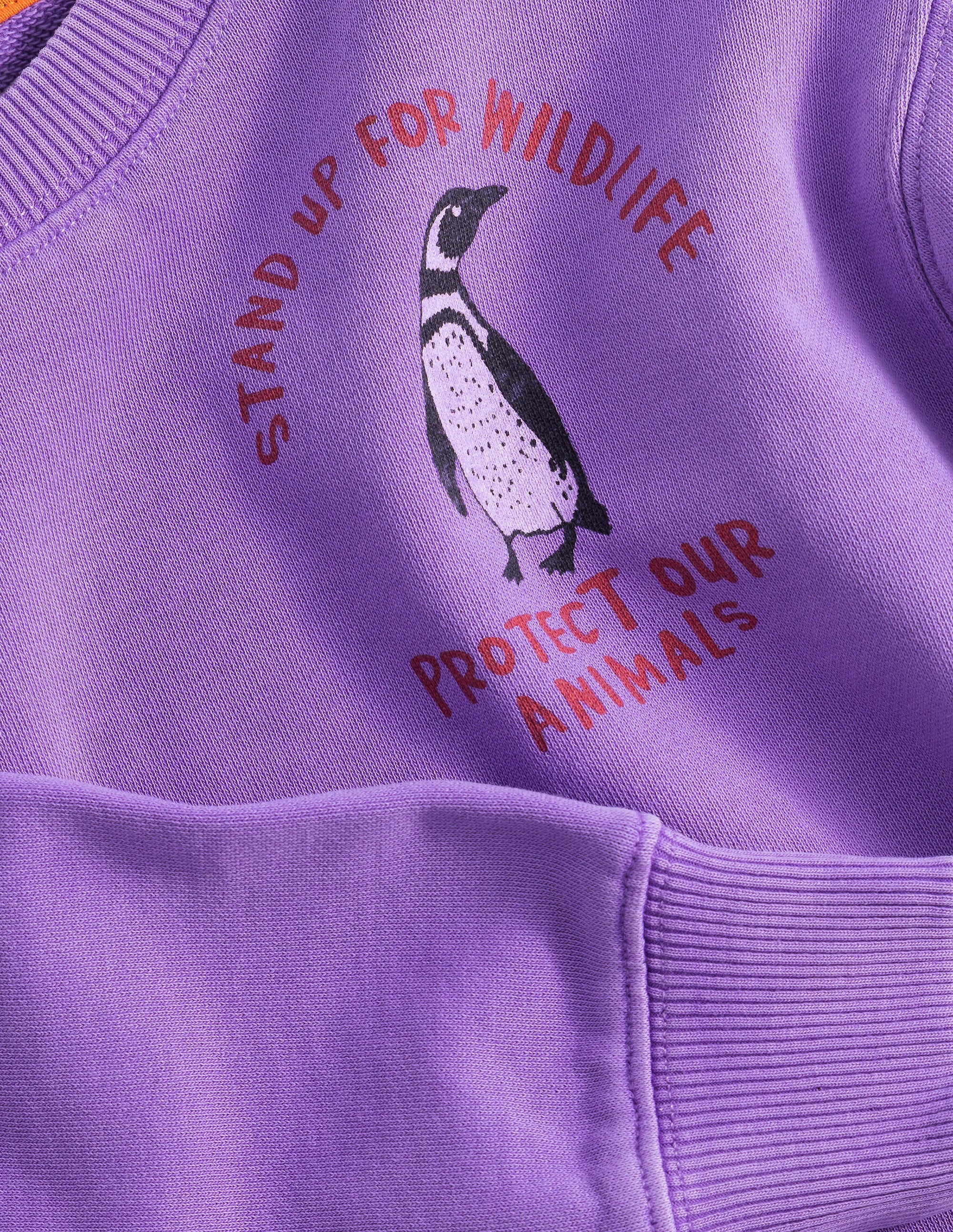 Sweat à logo-Violet aster - Image 3
