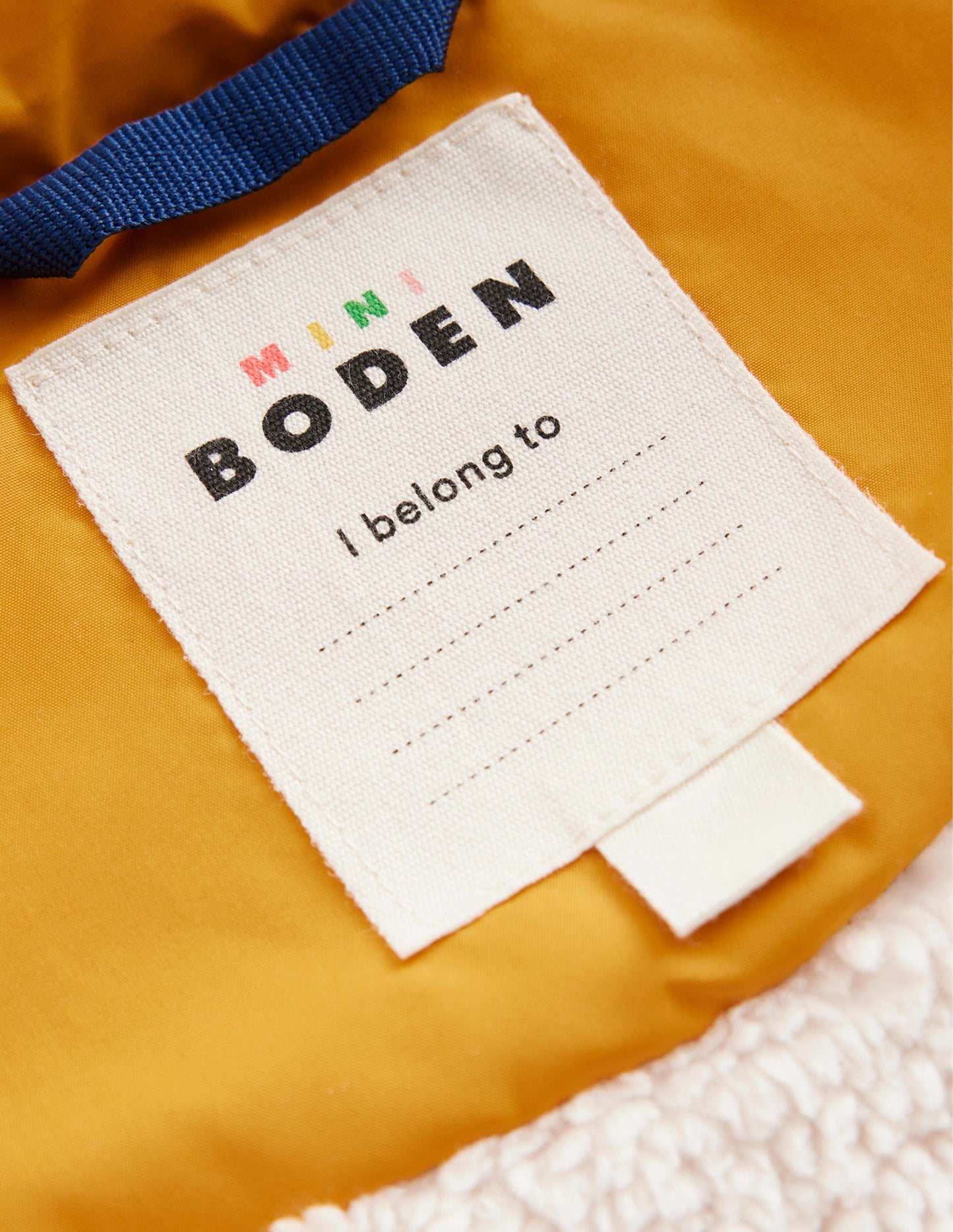 Wattierter 2-in-1-Mantel-Brioche-Gelb