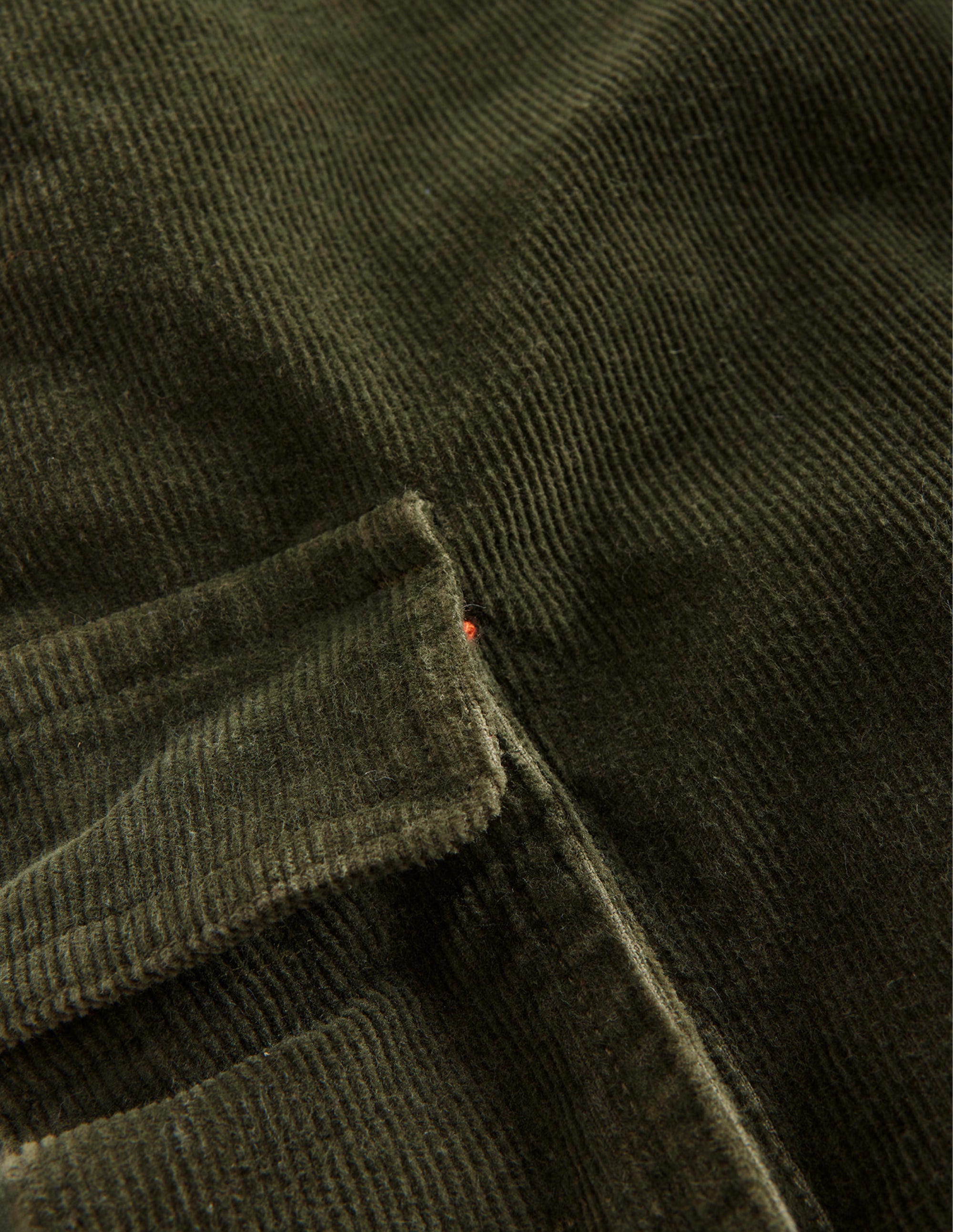 Cord Cargo Trousers-Classic Khaki - Image 3