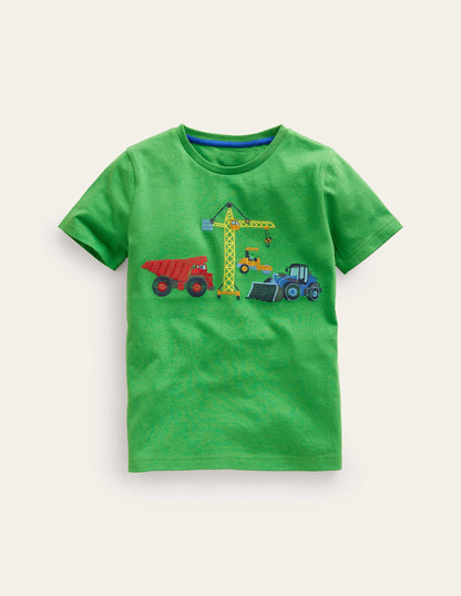 T-Shirt mit Superstitch-Rosmaringrün Trucks