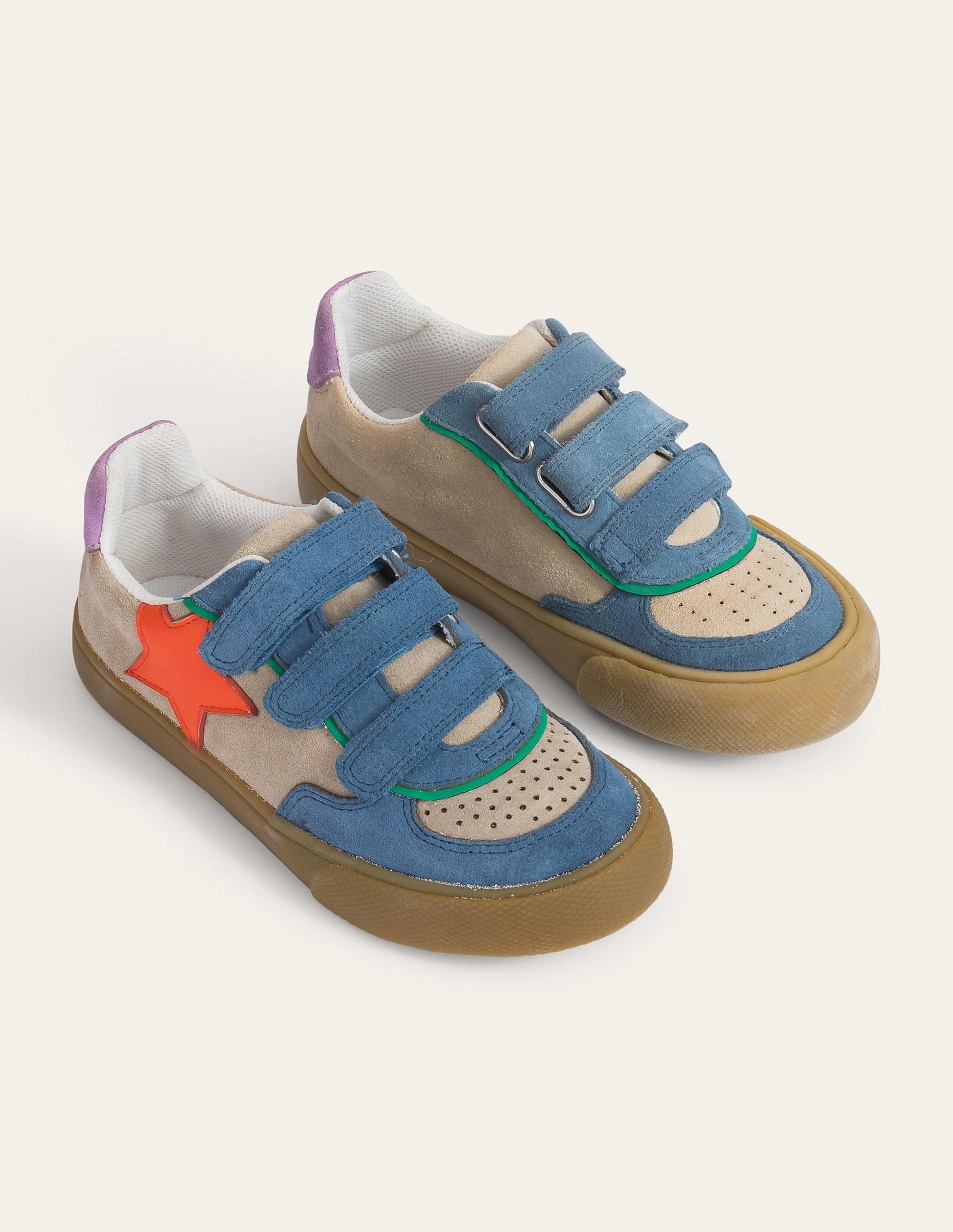 Niedrige Sneaker aus Leder (Jungen)-Bunt-2
