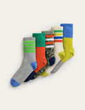 5 paires de chaussettes-Slogan multi