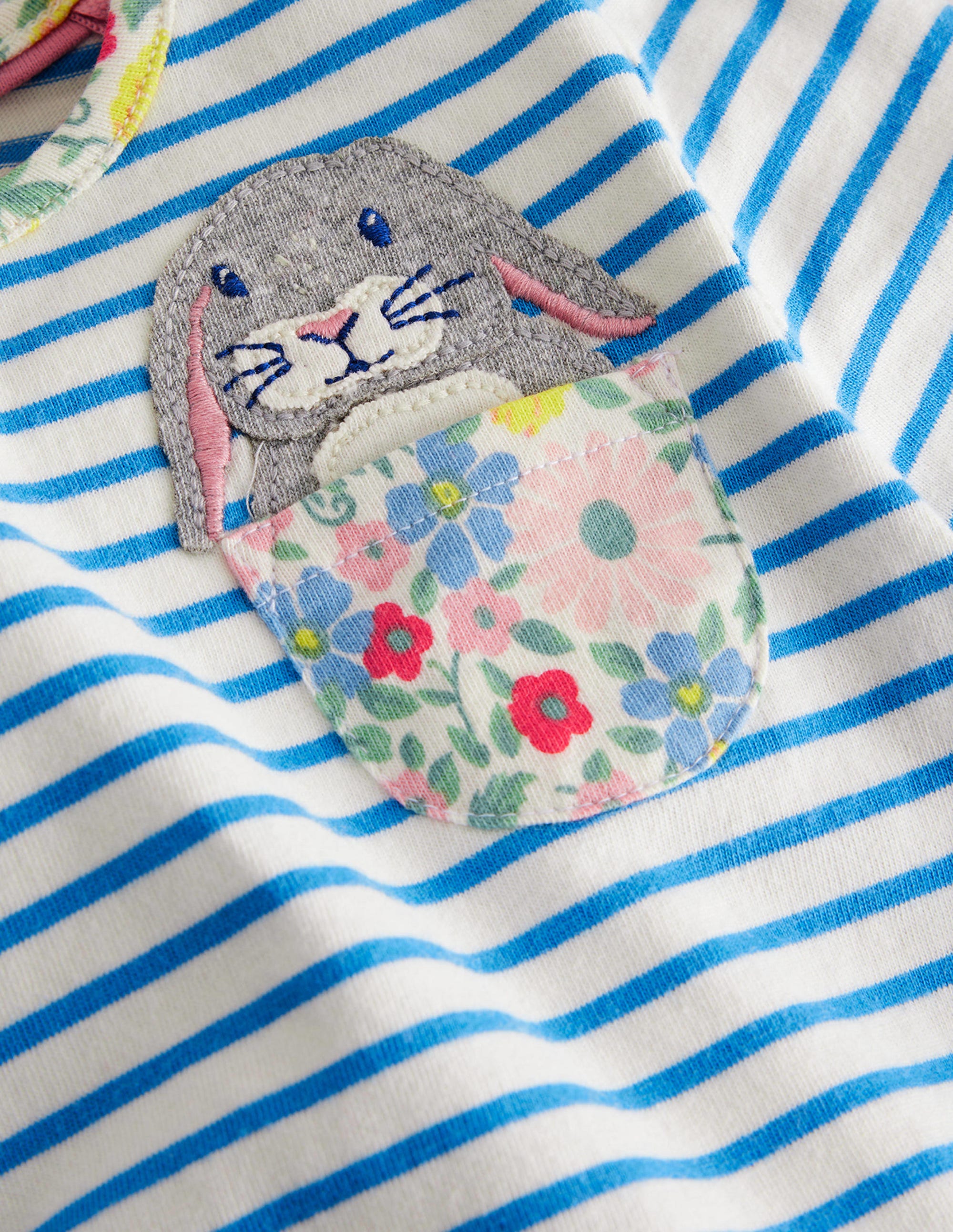 Ensemble en jersey avec poche à logo-Motif floral fossile bébé gousse de vanille - Image 3
