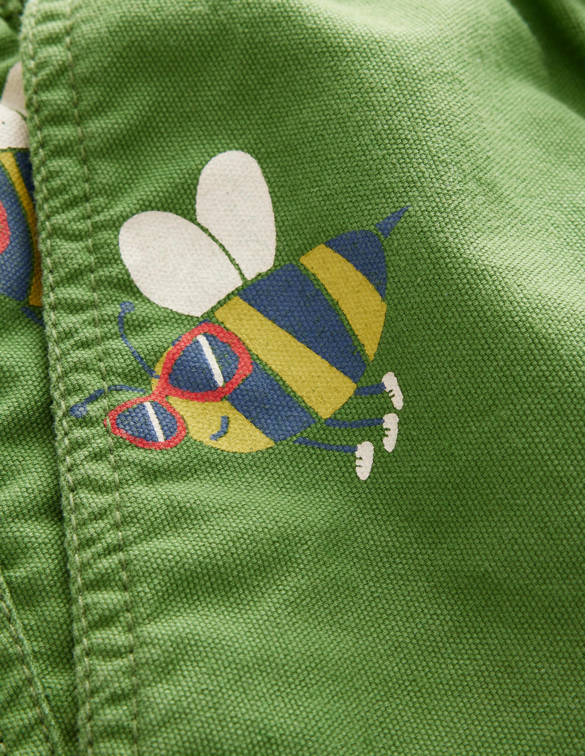 Shorts zum Hineinschlüpfen mit Kordelzug-Safarigrün - Image 3