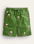 Shorts zum Hineinschlüpfen mit Kordelzug-Safarigrün