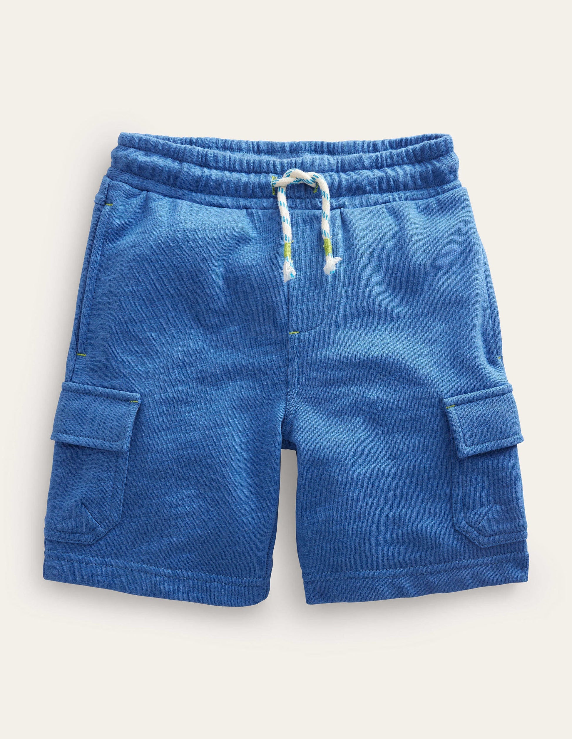 Jersey Cargo Short-Delft Blue-1