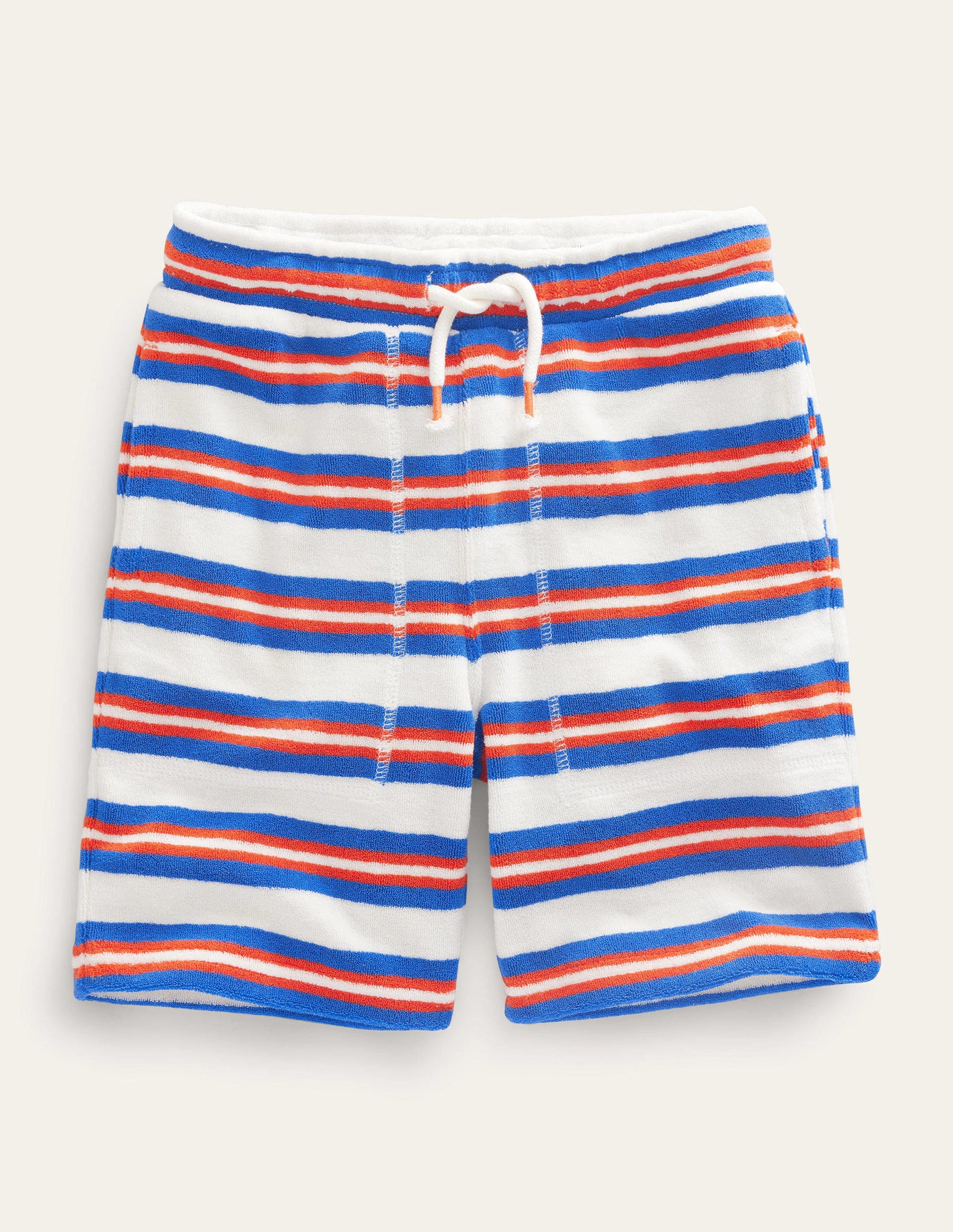 Short de survêtement en éponge-Bleu/multi-1