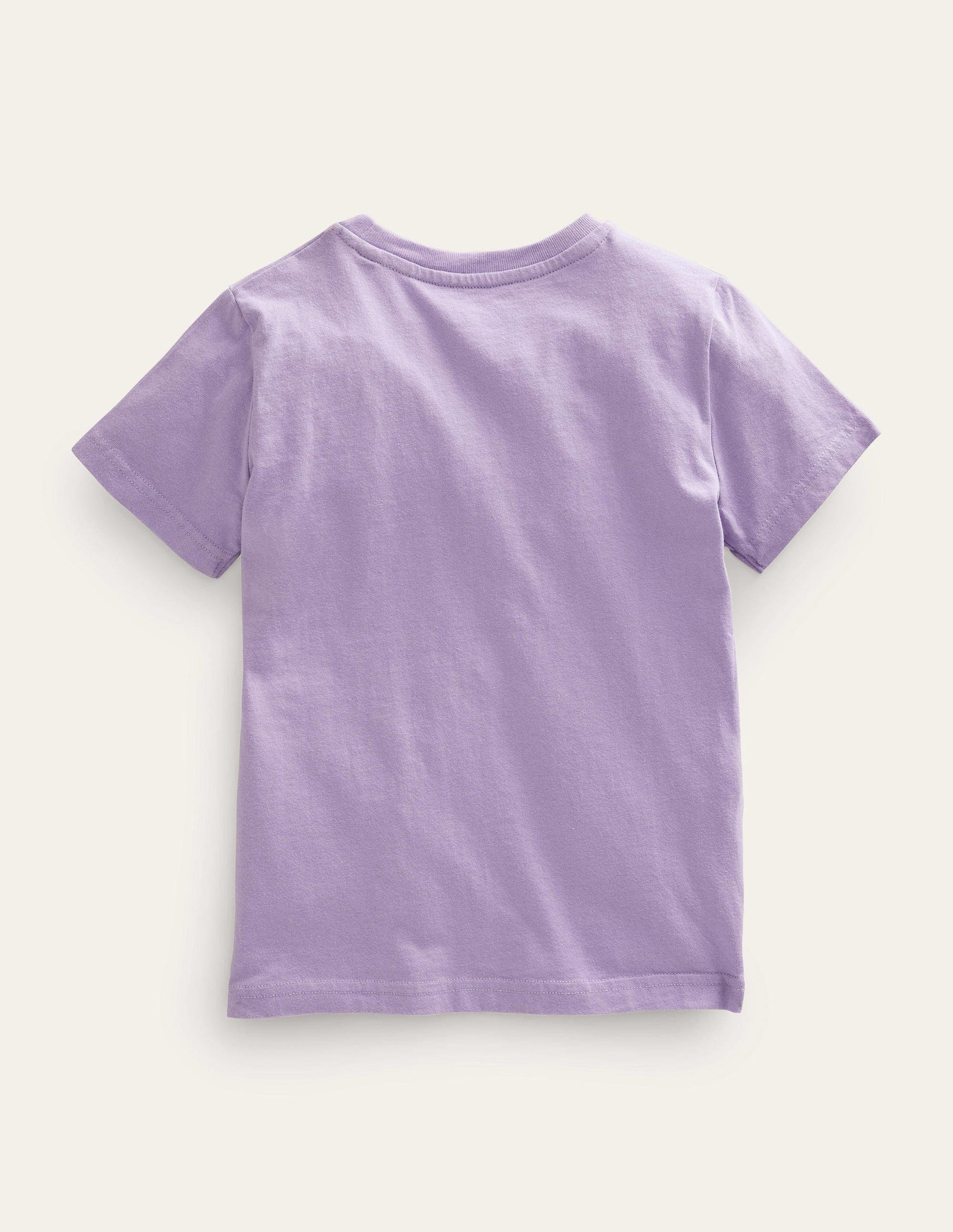 T-shirt à motif infos animalières-Lézard lavande brumeuse-2