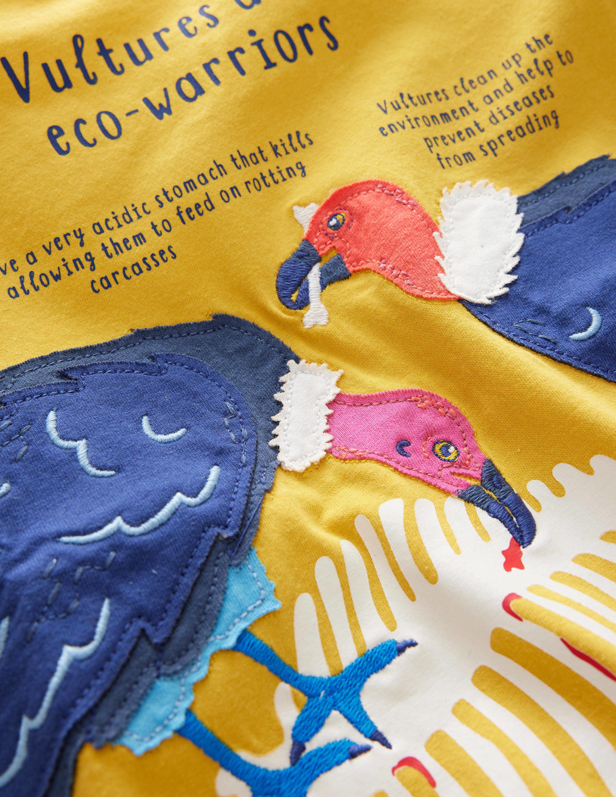 T-shirt à motif infos animalières-Vautours groseille à maquereau - Image 3