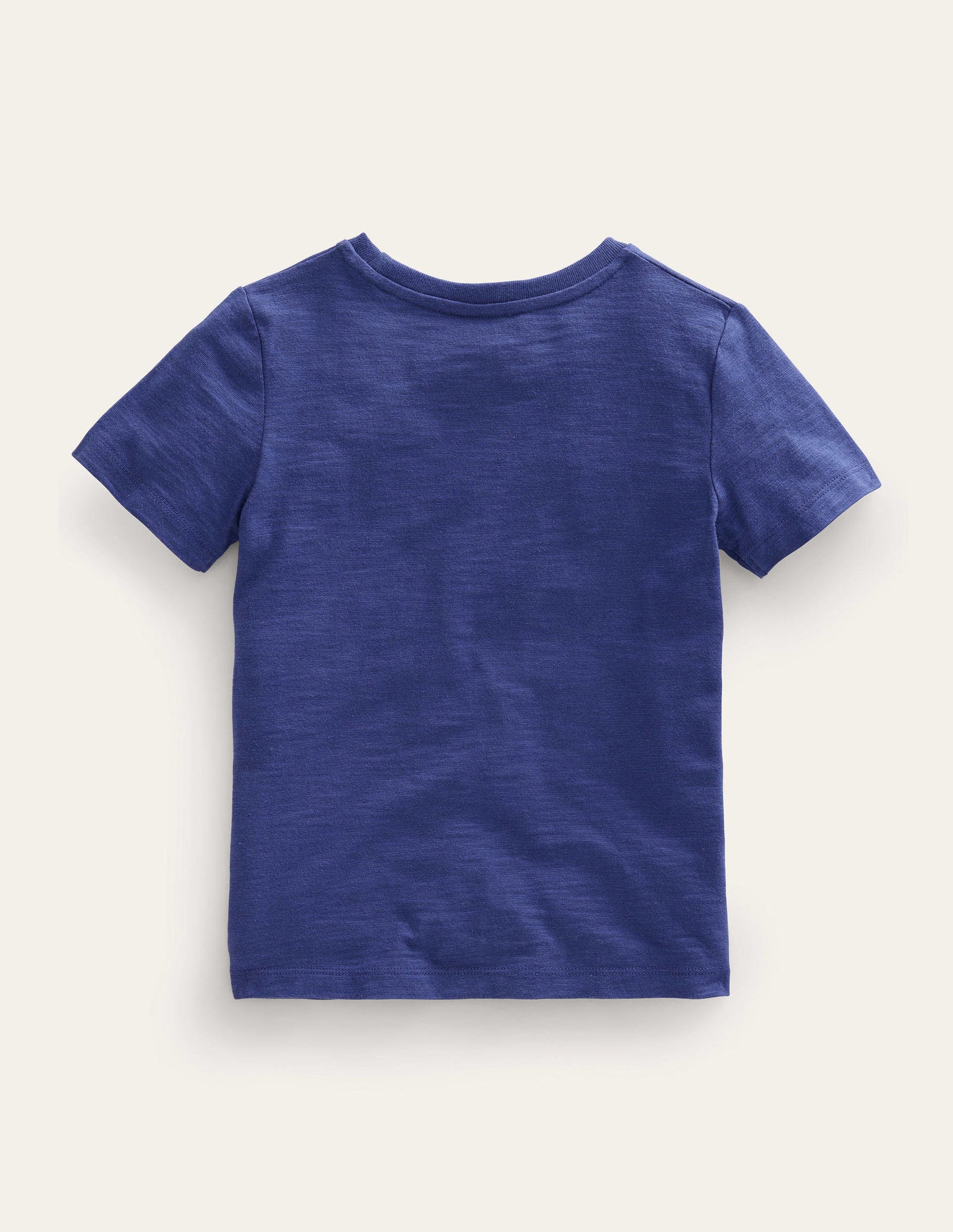 T-Shirt mit Kettenstich-Segelblau, Schildkröte-2