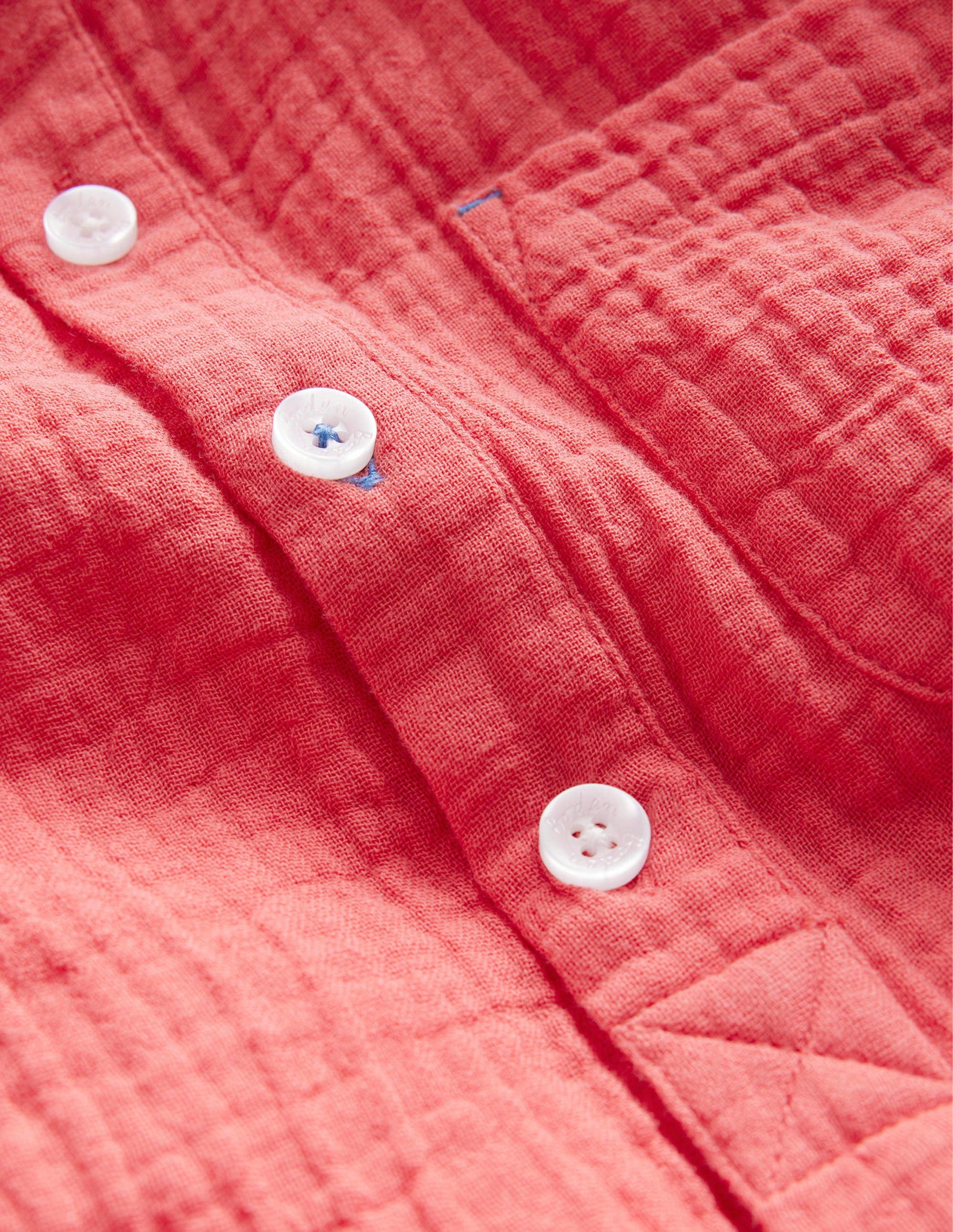 Chemise grand-père double épaisseur-Rouge confiture-3