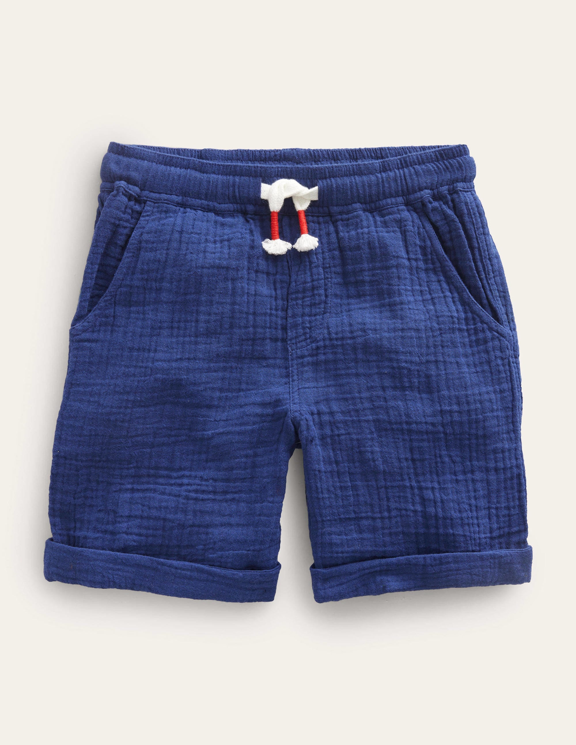 Short de vacances léger-Chambray foncé - Image 1