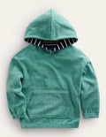 Frottee-Hoodie-Höhlenblau