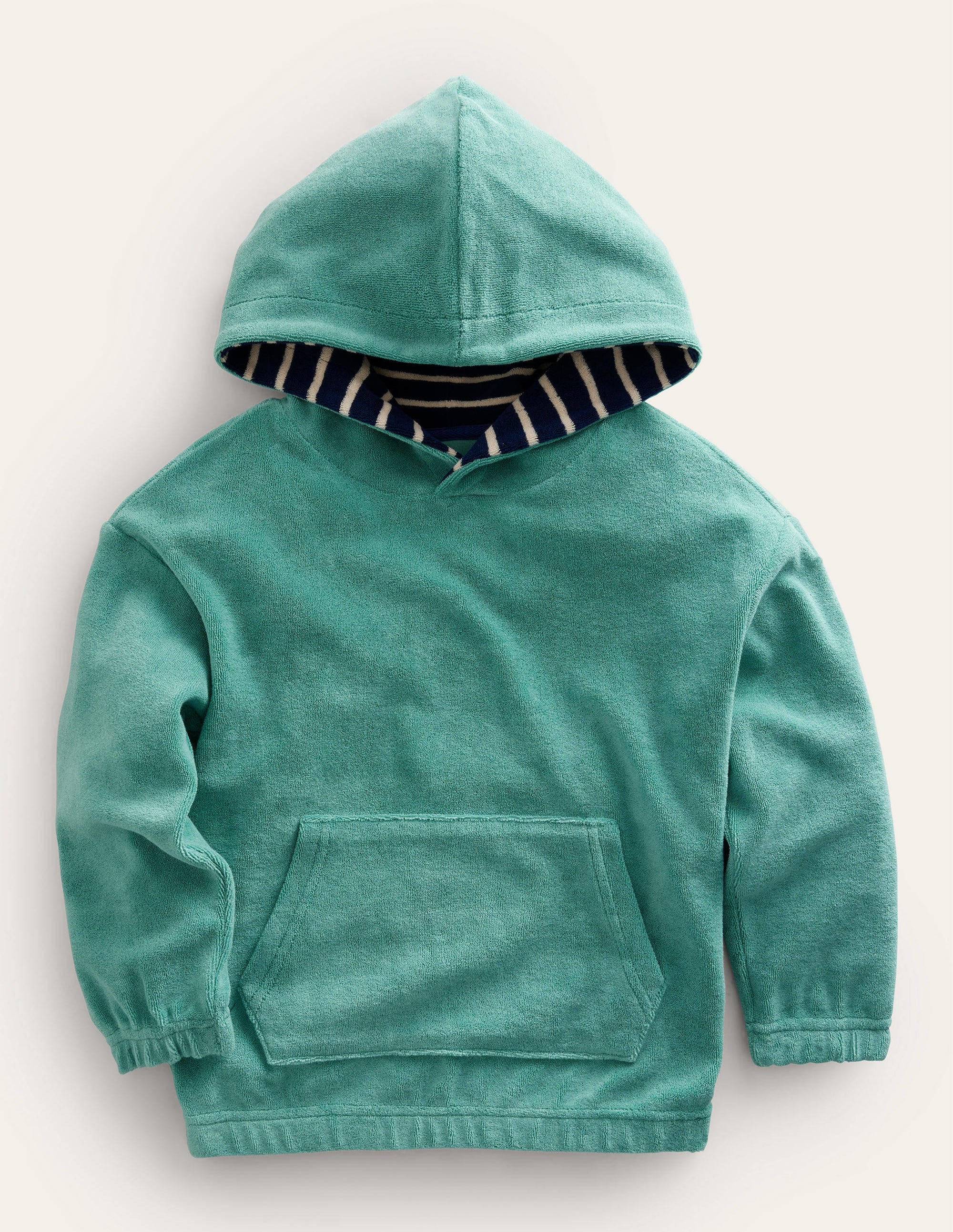 Frottee-Hoodie-Höhlenblau - Image 1