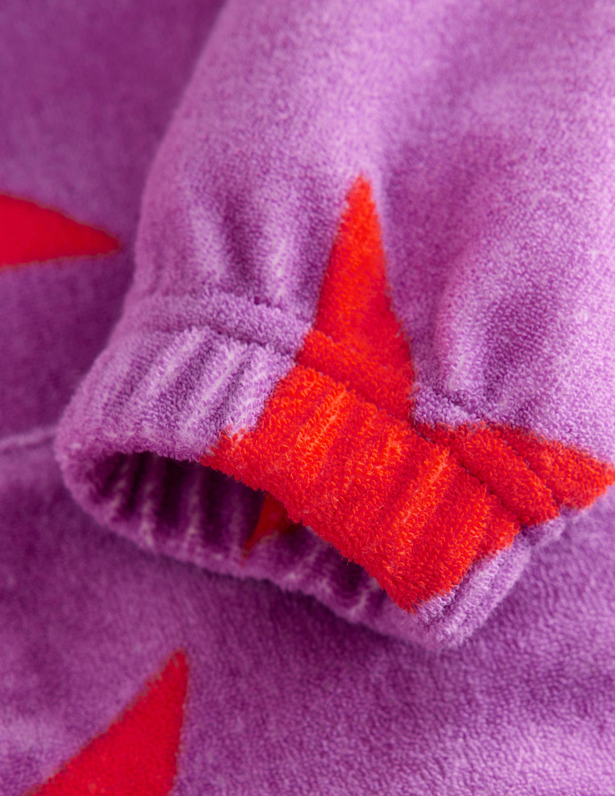 Sweat à capuche en éponge-Étoile orchidée éclatante - Image 3