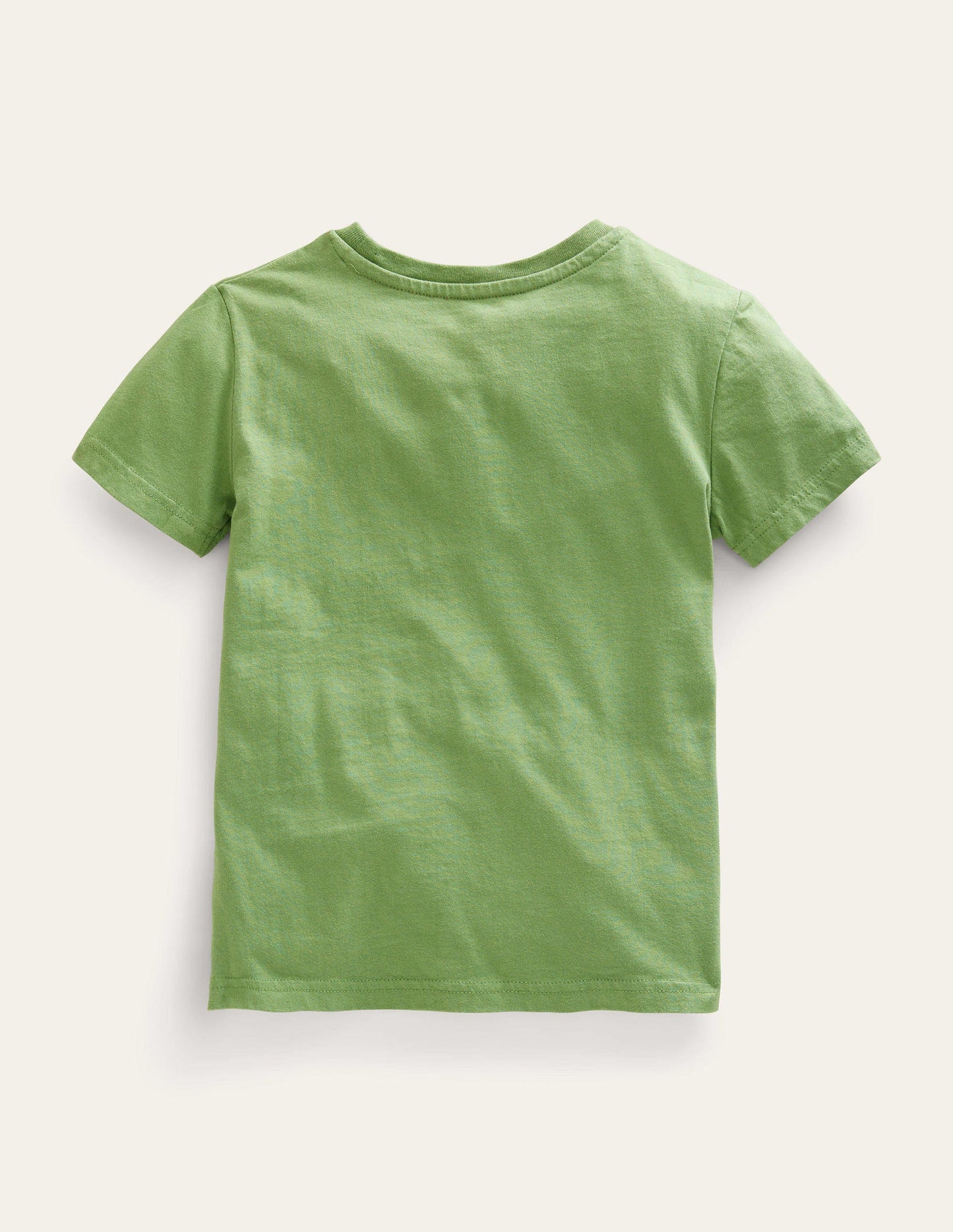 Appliqué Textured T-shirt-Safari Green Crabs